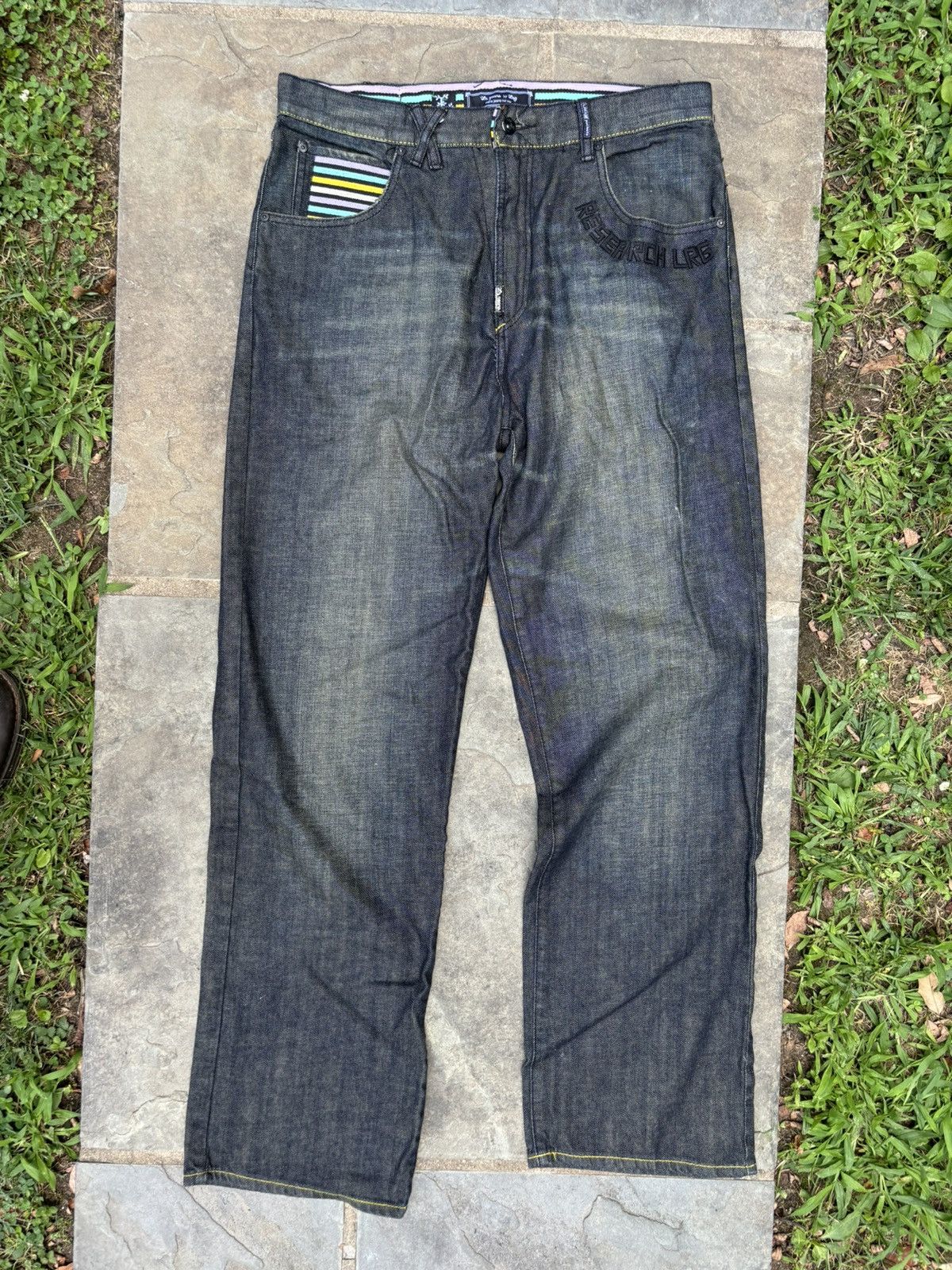Ecko Unltd. Y2K Ecko United Embroidered Baggy Jnco Style Vintage Denim Size US 36 / EU 52 - 2 Thumbnail