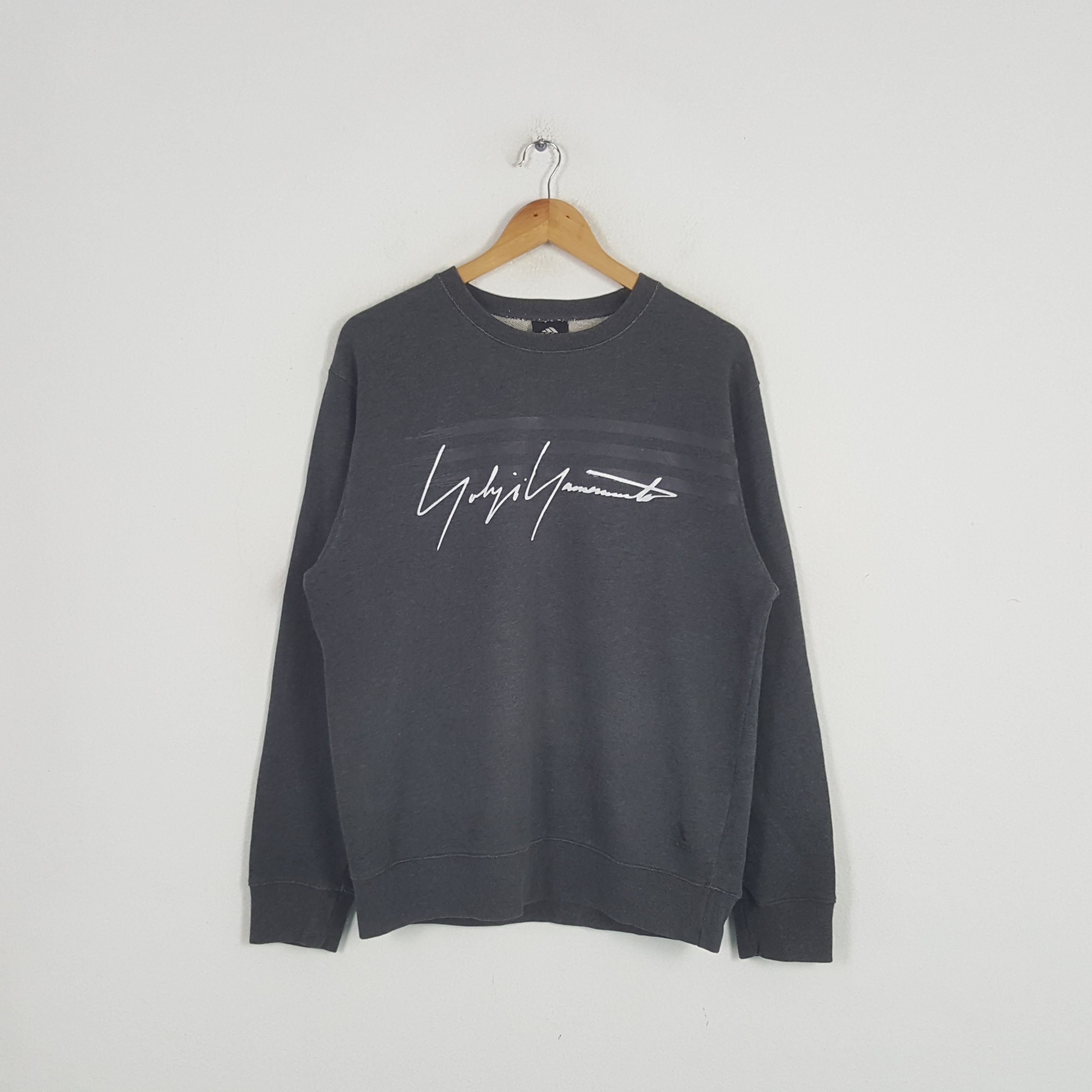 Adidas × Japanese Brand × Vintage Vintage Adidas Japanese Custom Yohji Yamamoto Sweatshirt Size US M / EU 48-50 / 2 - 1 Thumbnail