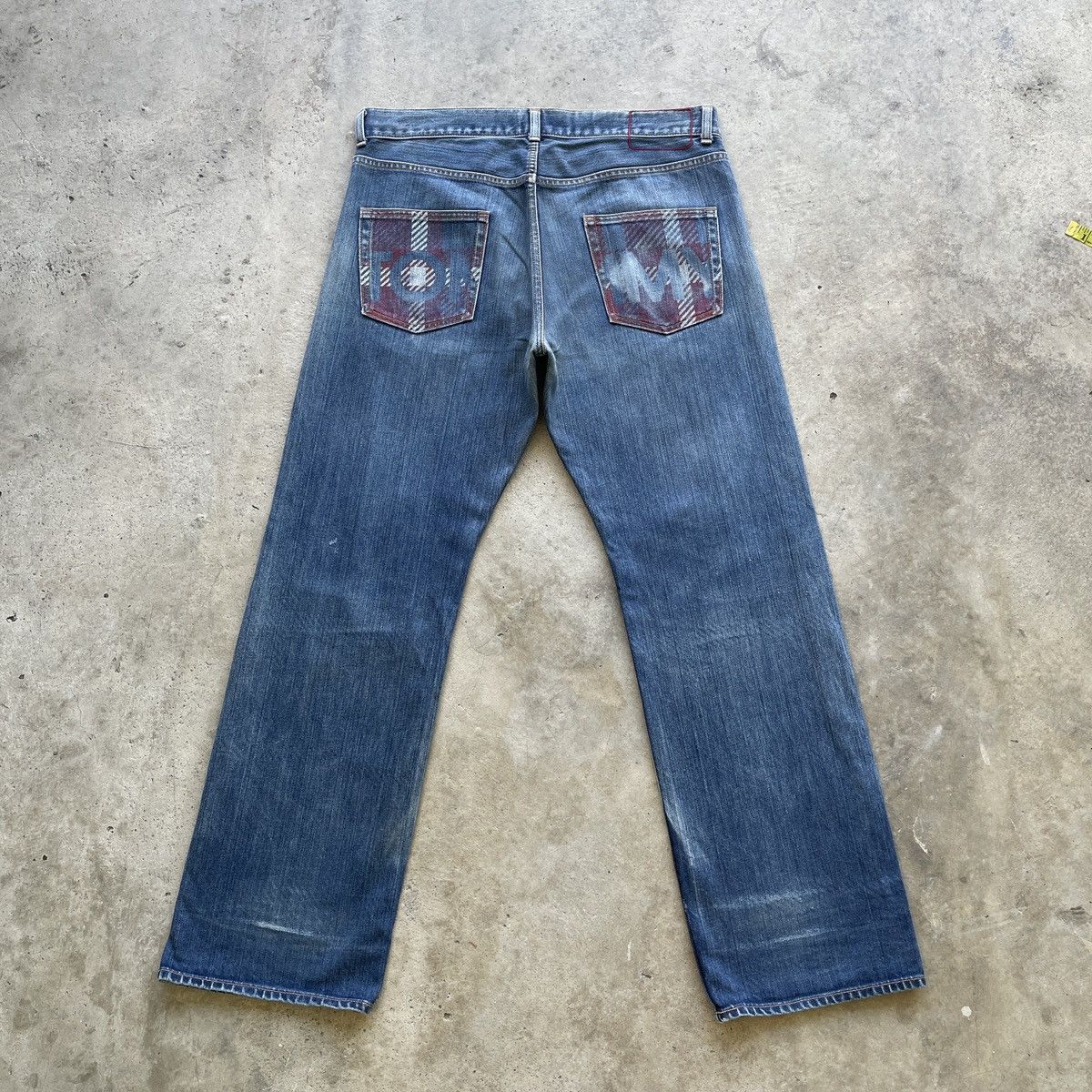 Vintage Vintage Tommy Faded Baggy Jeans Denim Pants W36x31.5 Size US 36 / EU 52 - 2 Thumbnail