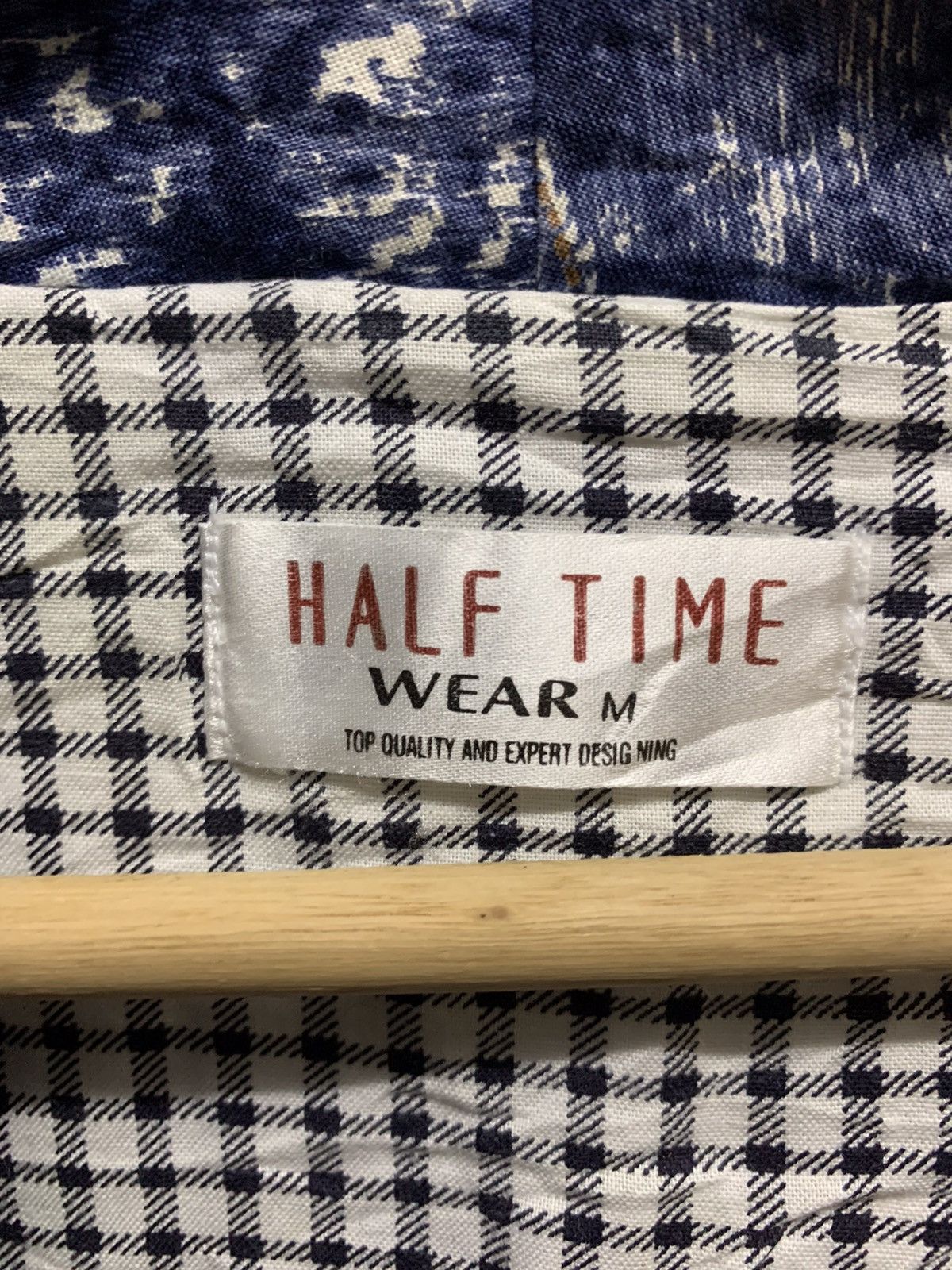 Blue Blue Japan × Japanese Brand Half Time Fullprint Jeans Vest Jacket Size US M / EU 48-50 / 2 - 10 Thumbnail