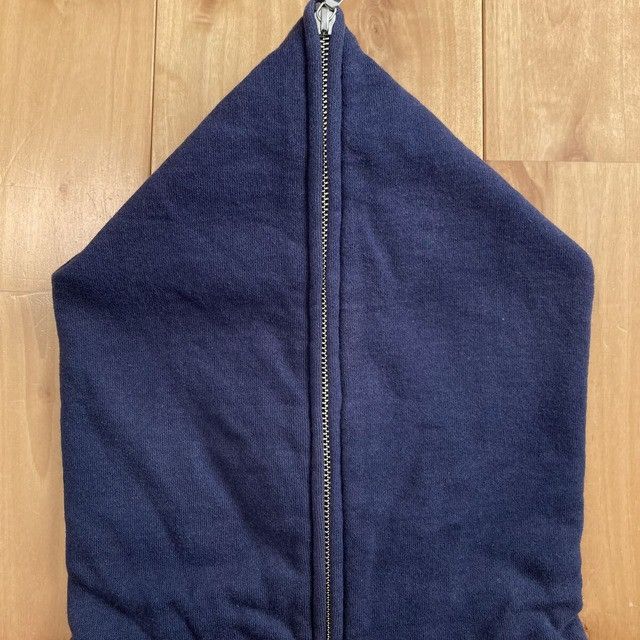 Bape BAPE College logo full zip hoodie Navy a bathing ape Size US L / EU 52-54 / 3 - 4 Thumbnail