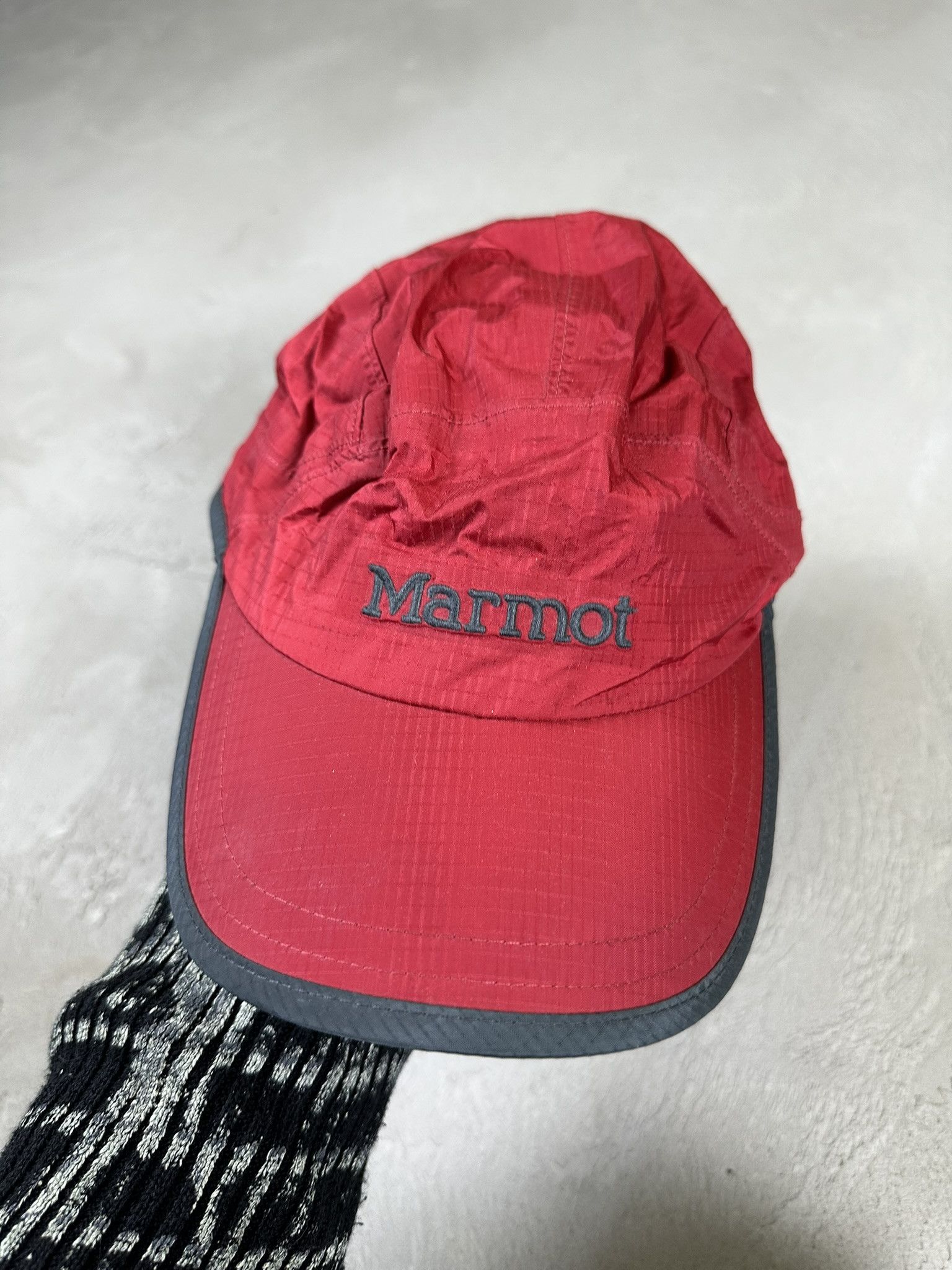 Marmot 90s Vintage Marmot Nylon Cap Hat Size ONE SIZE - 2 Thumbnail