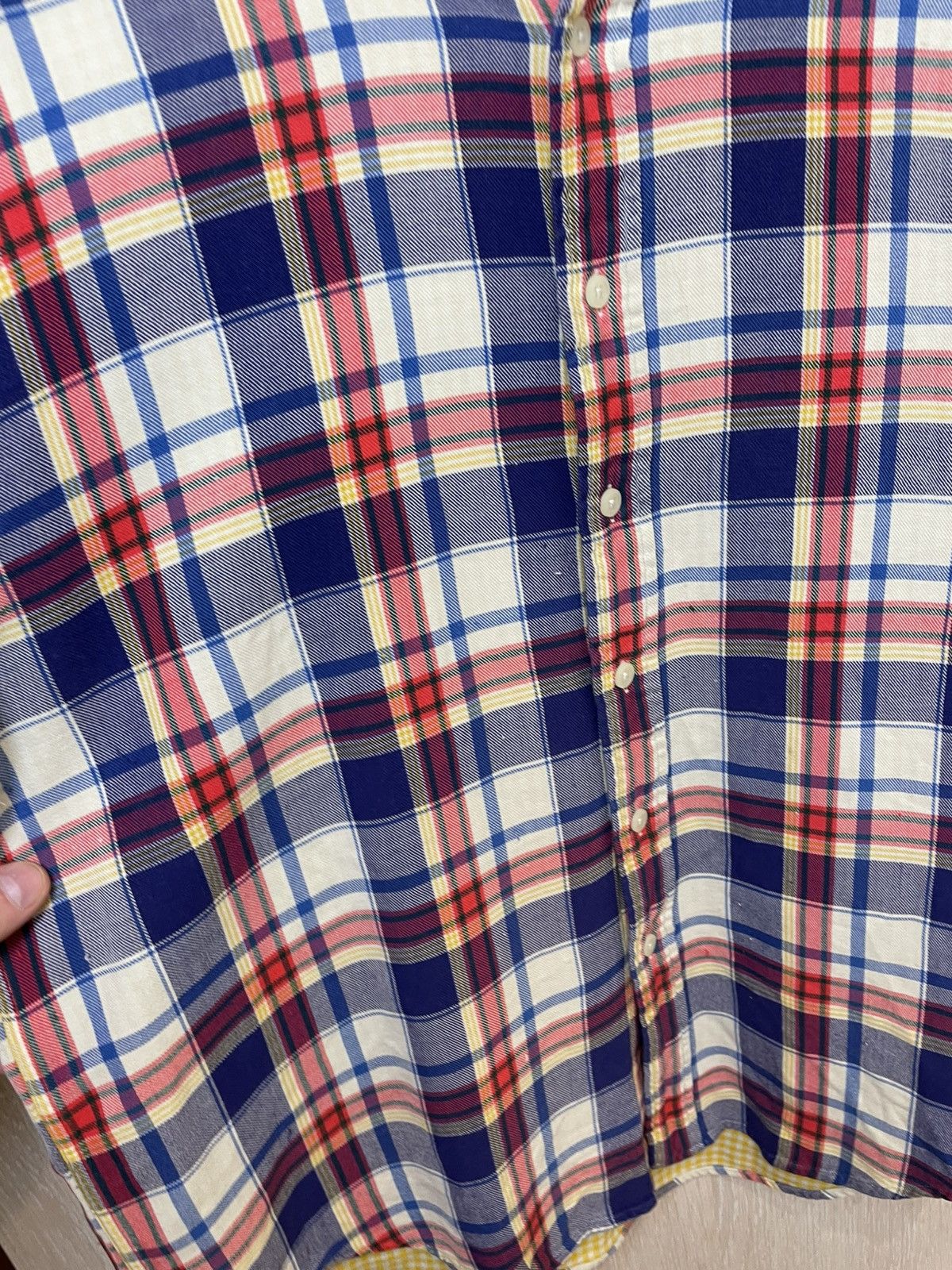 Yves Saint Laurent Vintage Ysl Yves Saint Laurent Flannel Shirt Size US L / EU 52-54 / 3 - 10 Thumbnail