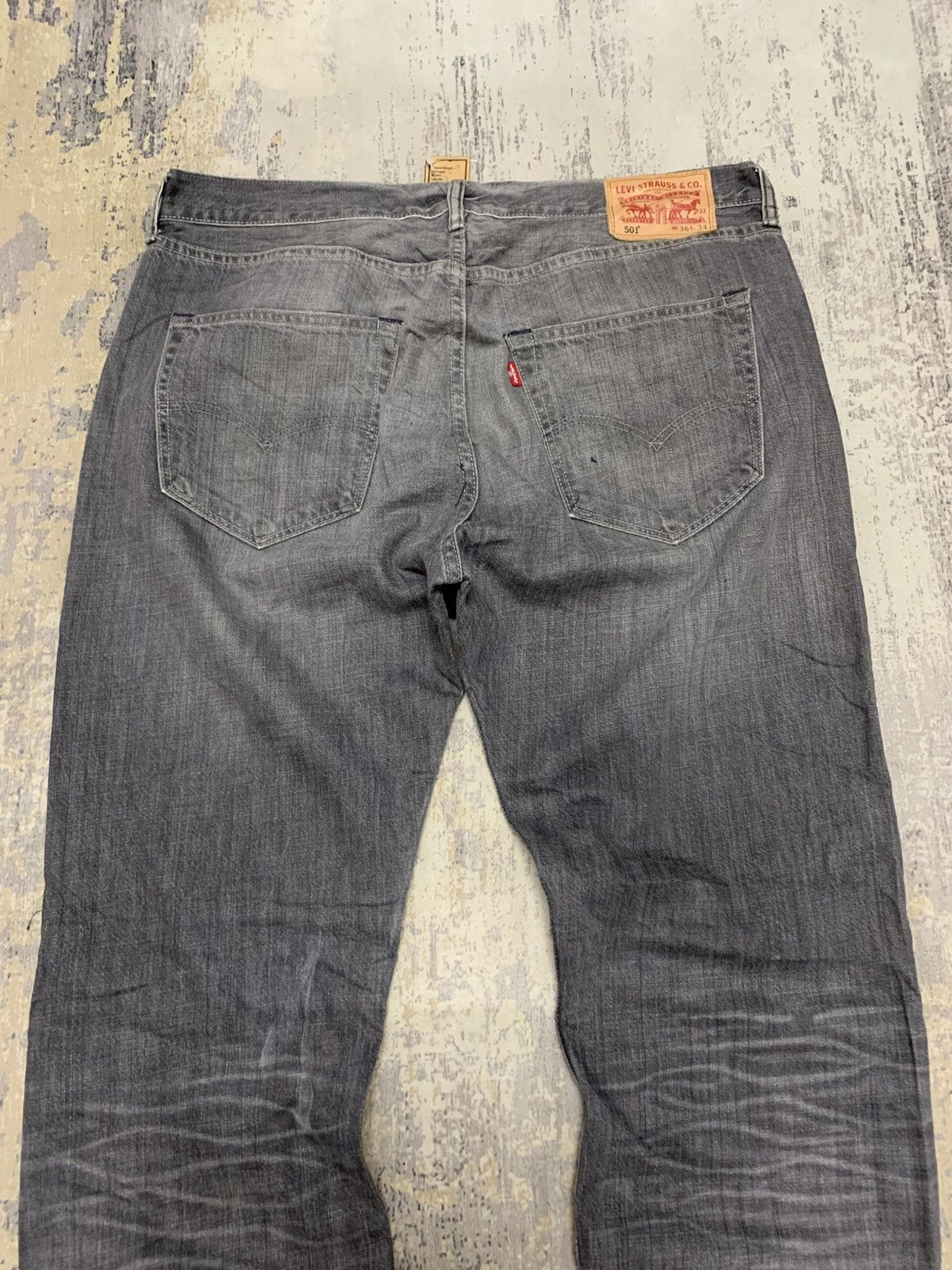 Levi's vintage levi's 501 distressed denim jeans W37 Size US 37 - 8 Thumbnail