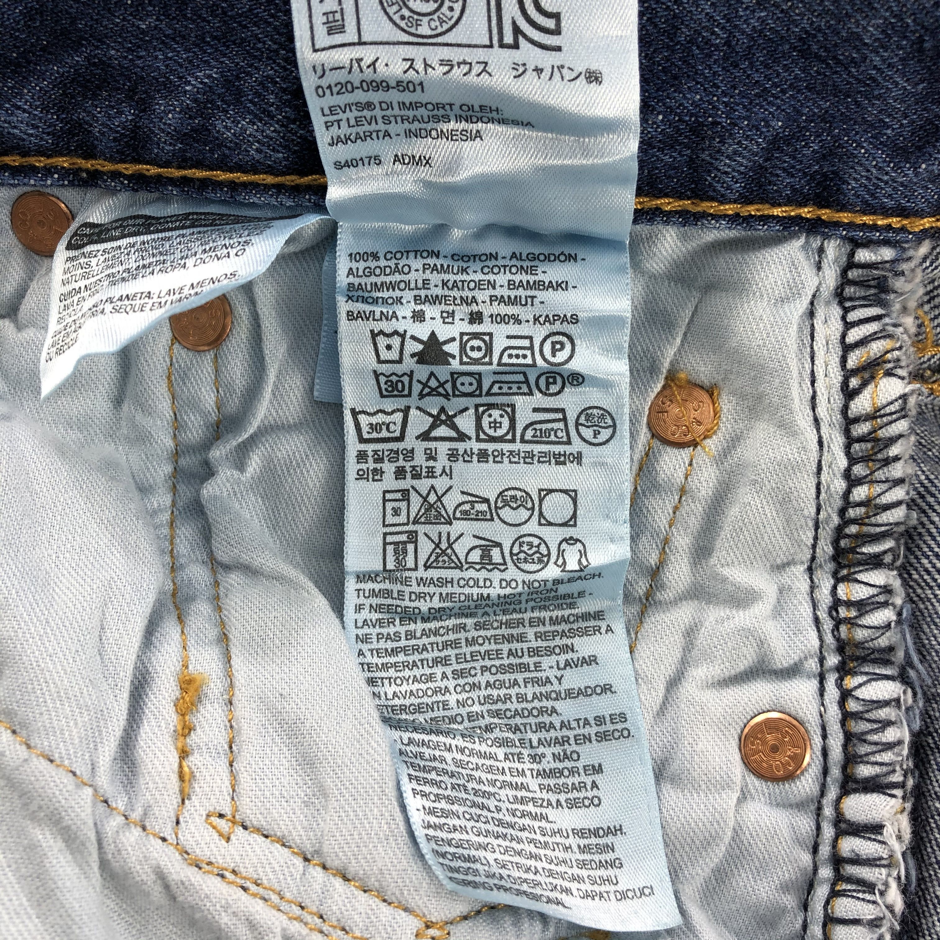 Levi's × Vintage Vintage Blue Wash Levis 501 Jeans-JM1721 Size US 30 / EU 46 - 10 Thumbnail