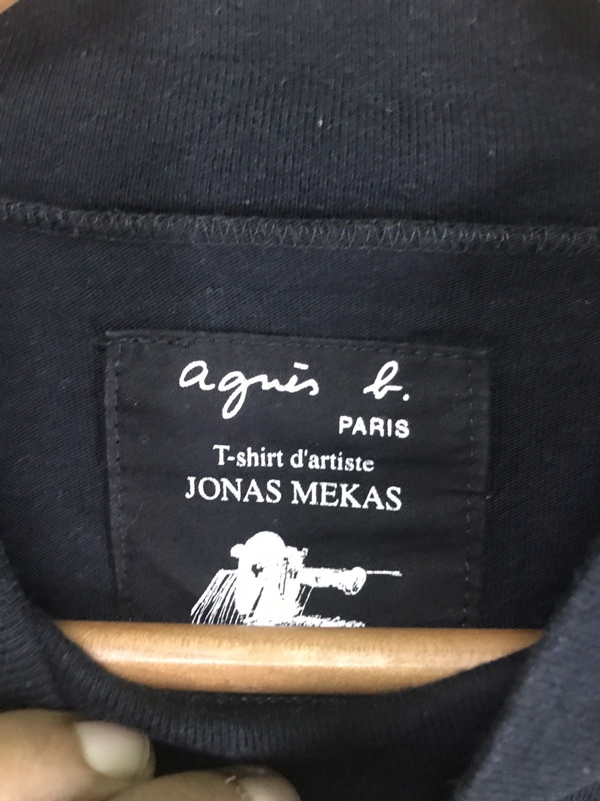 agnes b. 90s agnes b x jonas mekas life of andy warhol Size US L / EU 52-54 / 3 - 4 Thumbnail