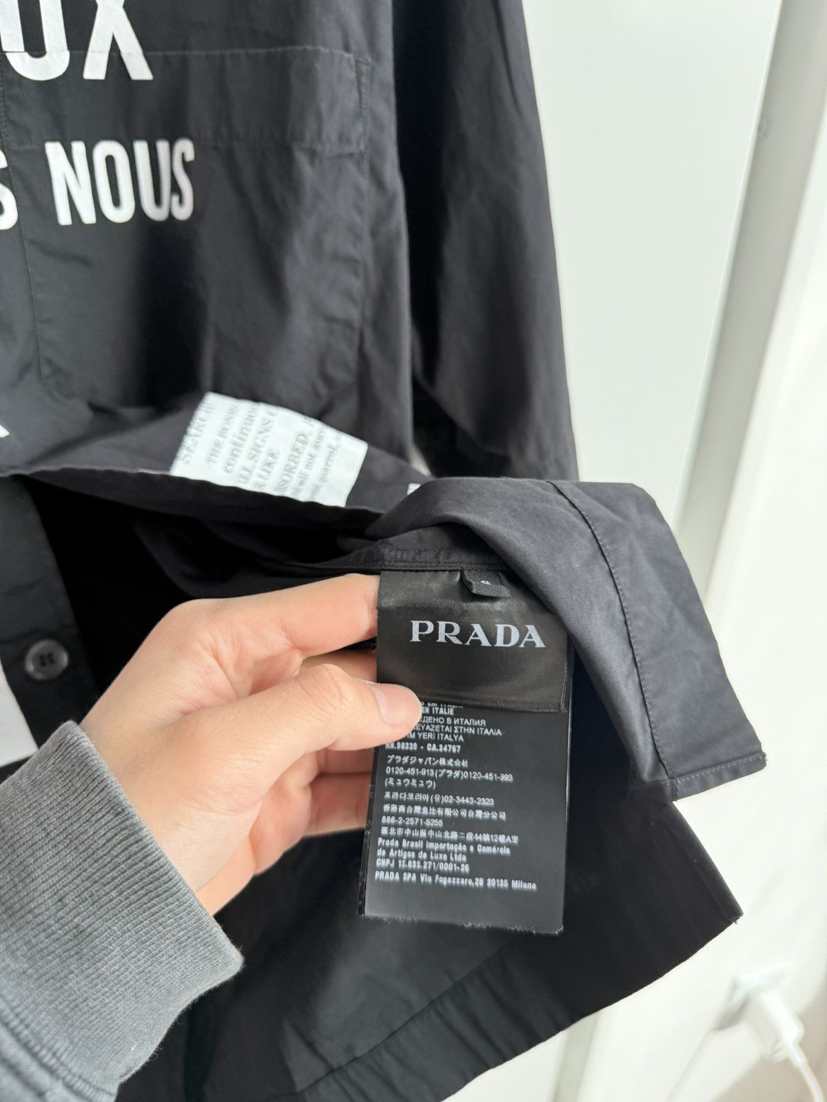 Prada Prada x Raf Simons Signaux Camper Shirt Size US S / EU 44-46 / 1 - 3 Thumbnail