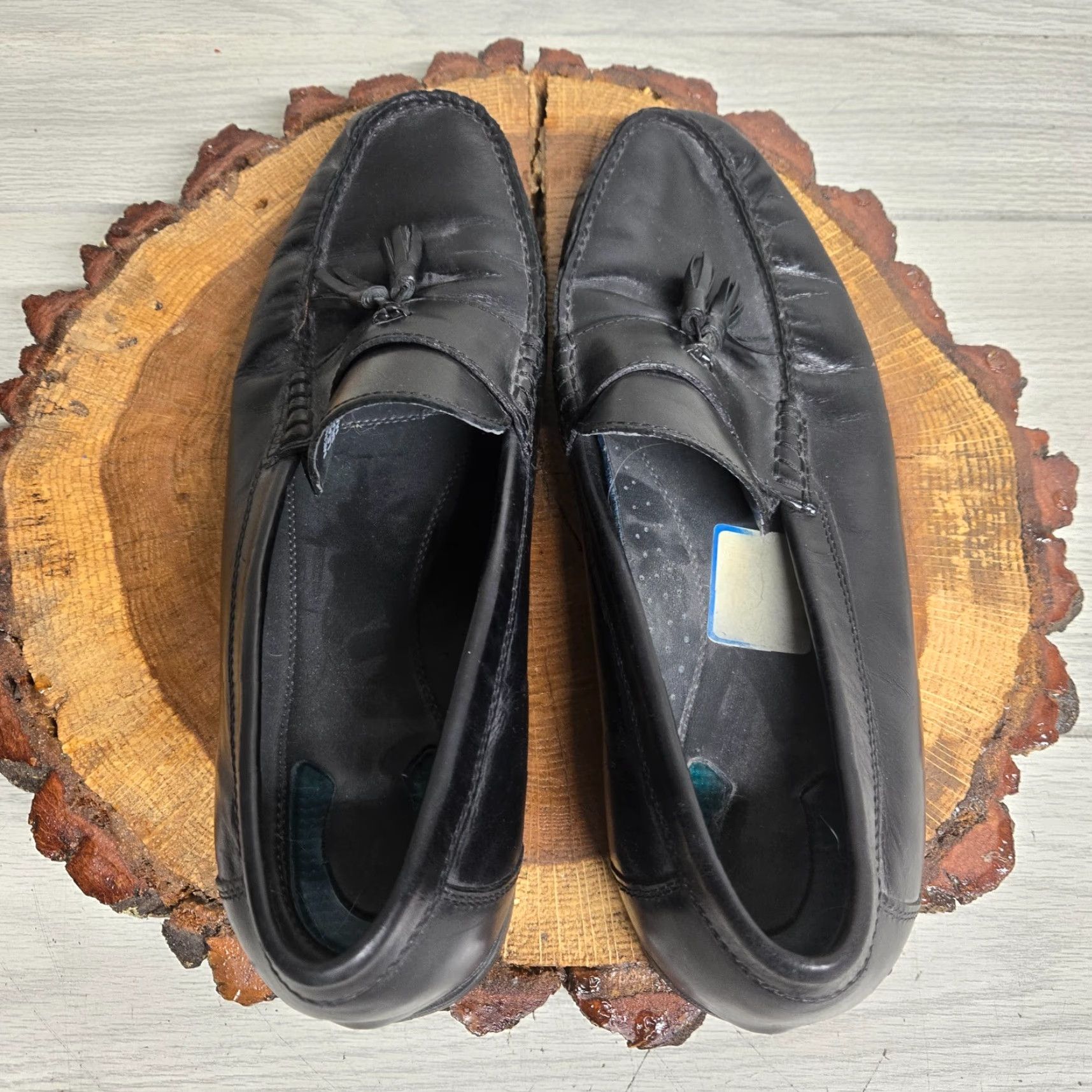 Nunn Bush Nunn Bush Leather Tasseled Loafer Dress Shoe Adult Men's Size 13M Black Size US 13 / EU 46 - 4 Thumbnail
