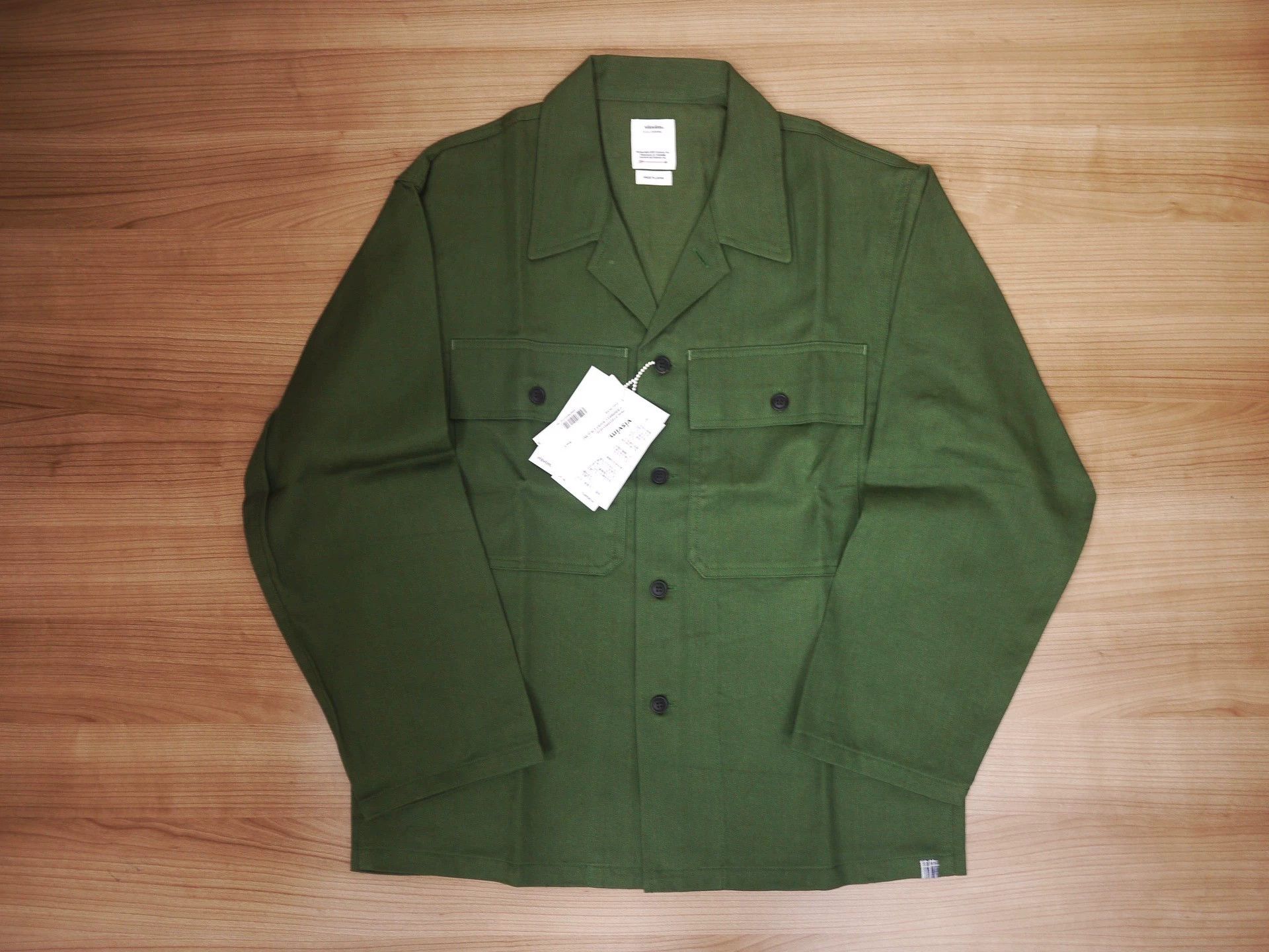 Visvim VISVIM CARDWELL SHIRT OLIVE 3 New Size US L / EU 52-54 / 3 - 1 Thumbnail