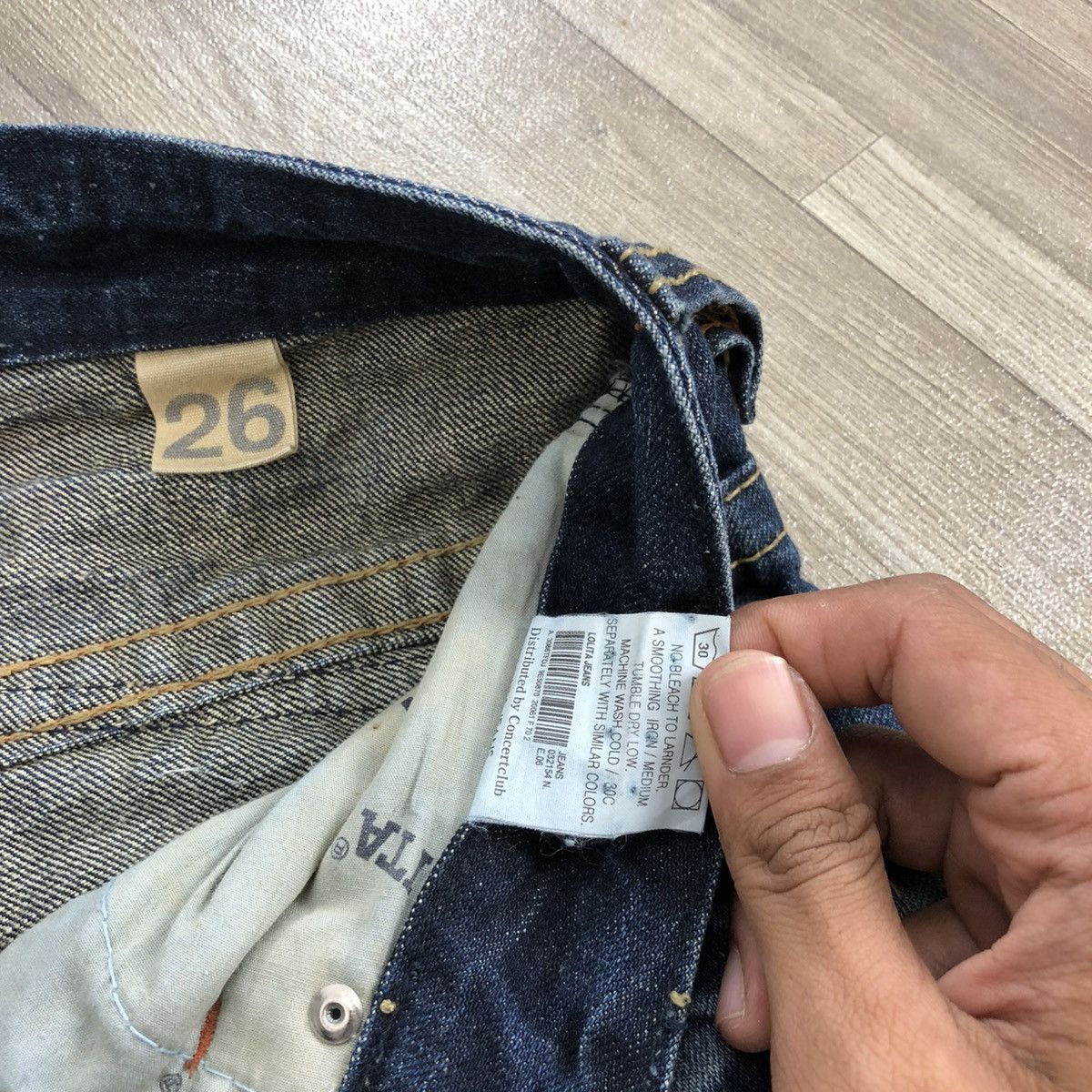 If Six Was Nine 2000s Lolita Distressed Multizipper Bootcut Flared Jeans Y2K Size US 28 / EU 44 - 13 Thumbnail