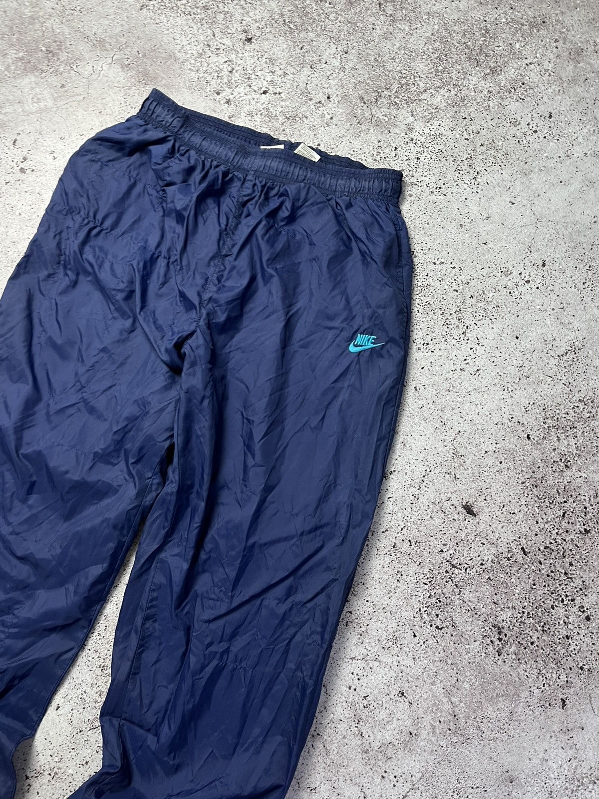 Nike × Vintage 🌋Vintage Nike Pants Nylon Drill Y2K Style Size US 33 - 2 Thumbnail
