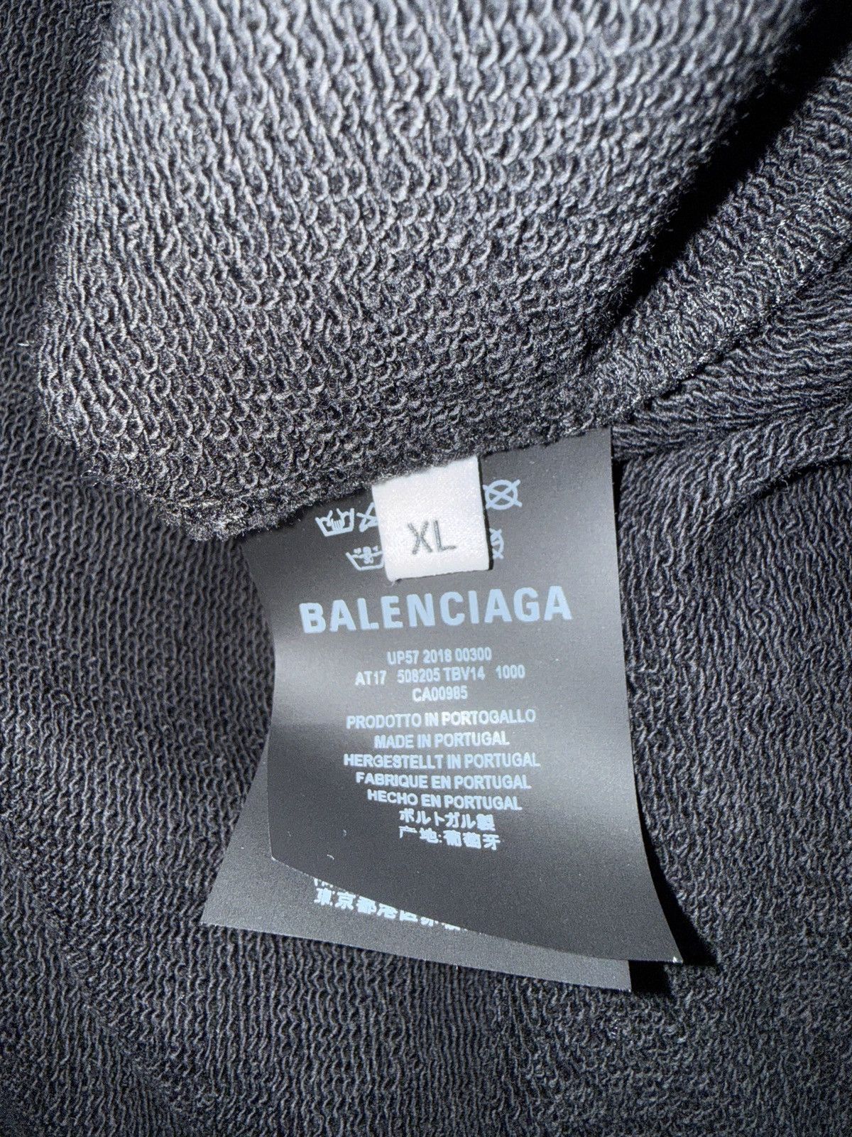 Balenciaga BALENCIAGA Hoodie Size US XL / EU 56 / 4 - 5 Thumbnail