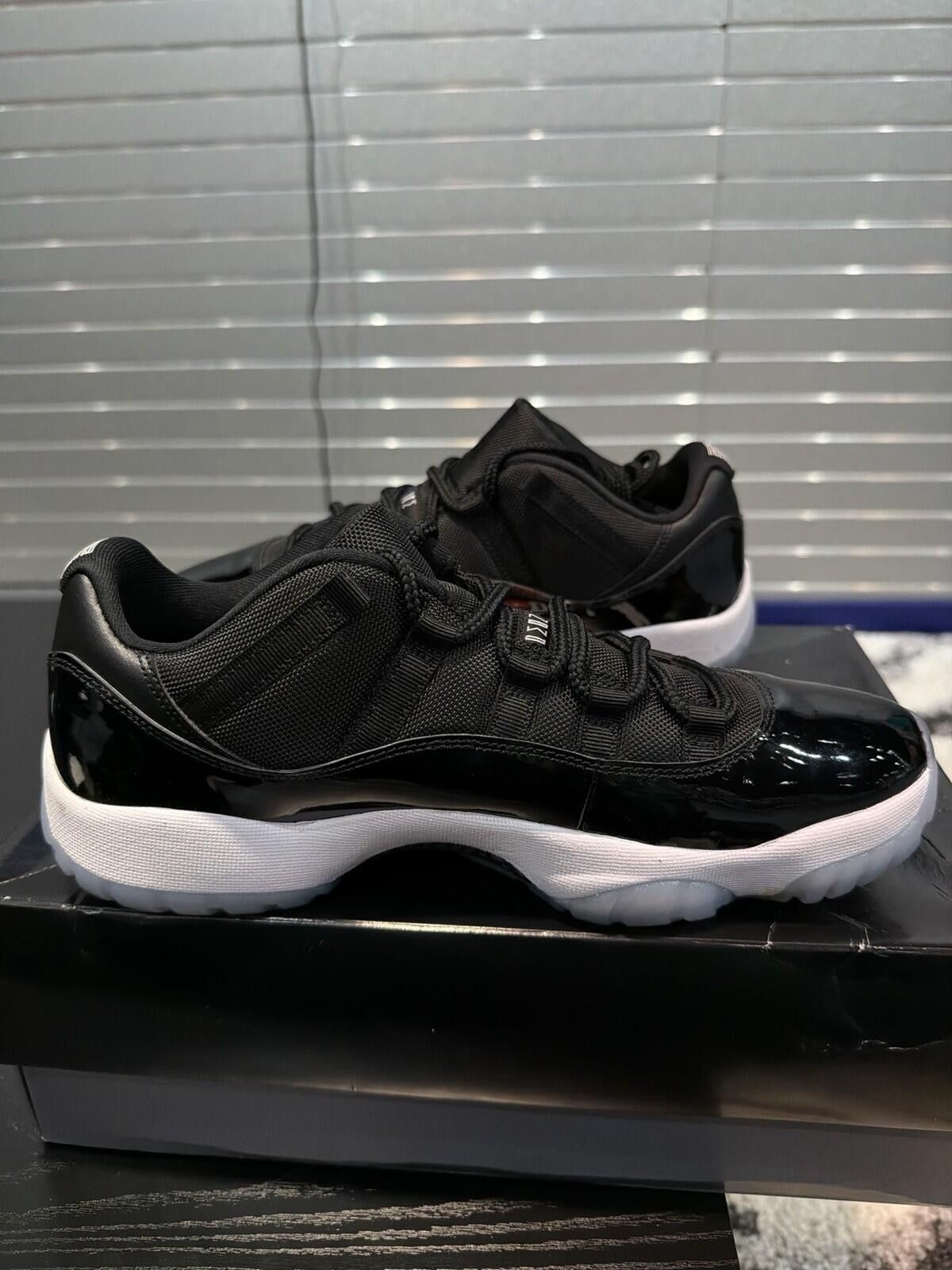 Jordan Brand Nike Air Jordan 11 Retro Low Space Jam Black Royal Size 10.5 Size US 10.5 / EU 43-44 - 4 Thumbnail