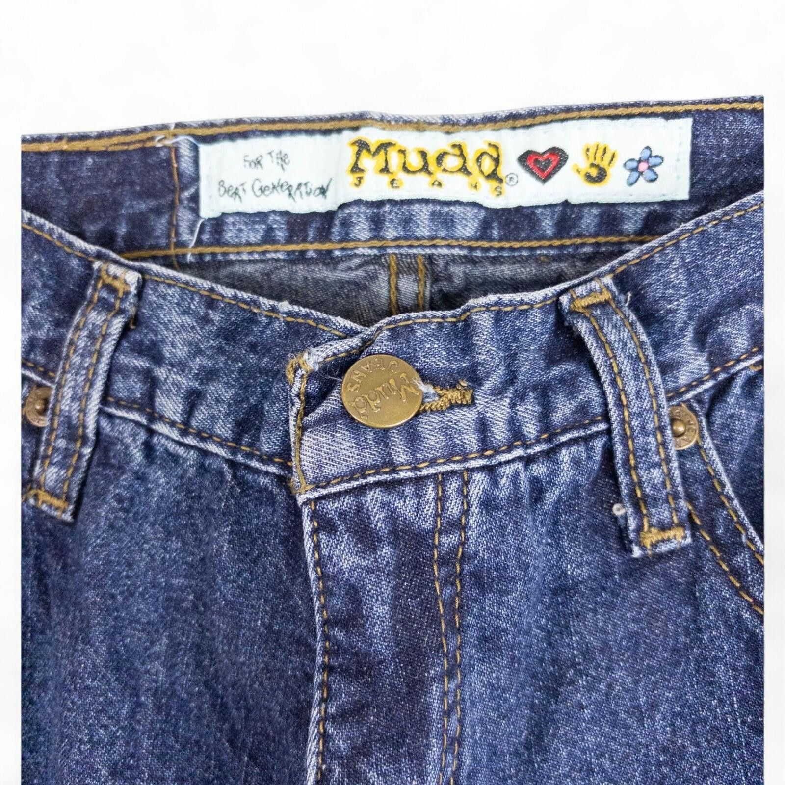 Steve Madden Mudd Vintage Blue Solid Jeans Womens XSmall Size 24" / US 00 / IT 34 - 5 Thumbnail