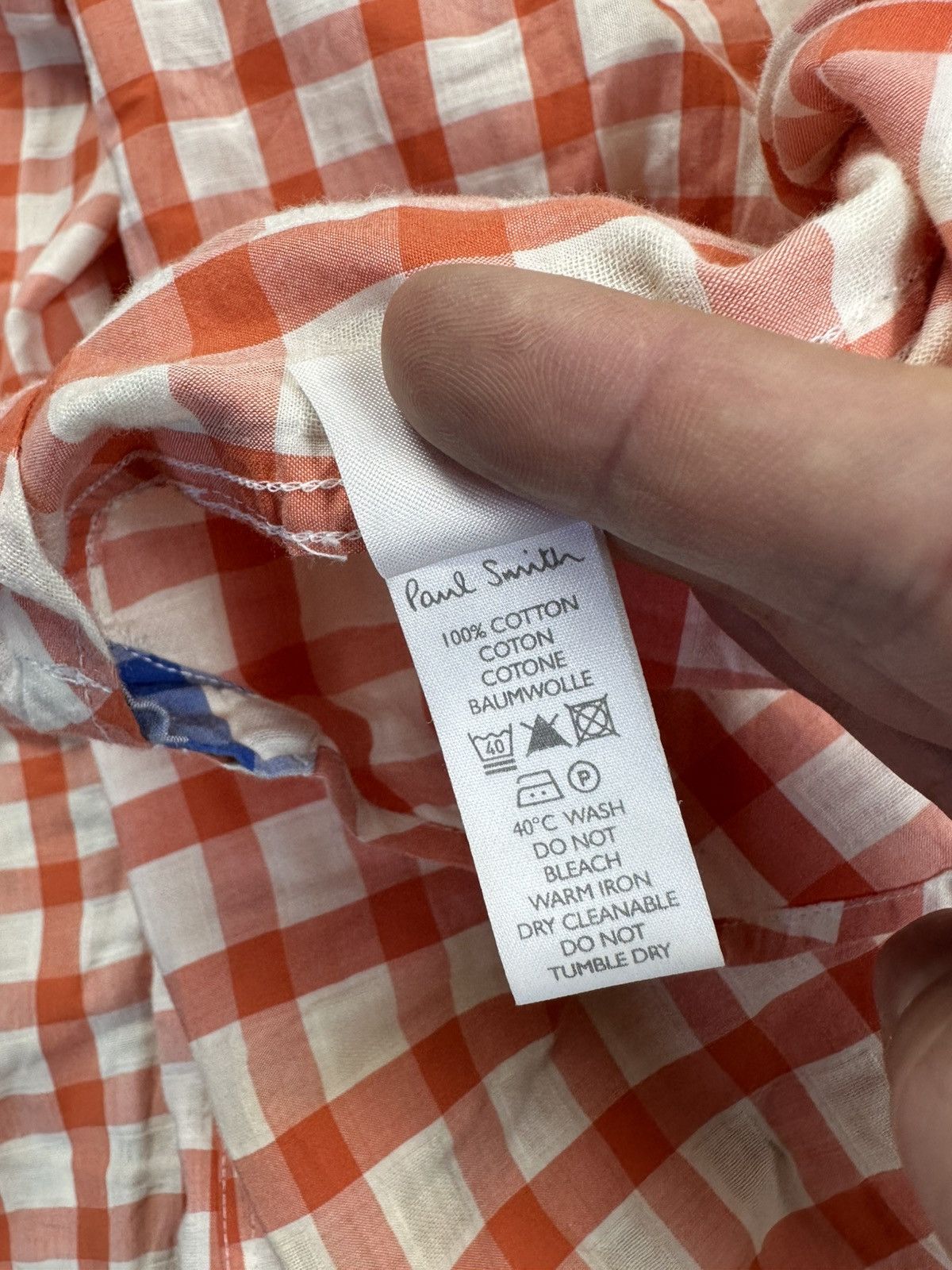 Paul Smith Paul Smith cotton checkered basic shirt Medium Size US M / EU 48-50 / 2 - 4 Thumbnail
