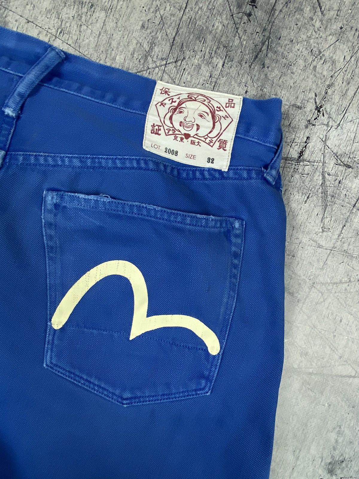 Evisu × Japanese Brand × Vintage Vintage Evisu Japanese Brand Y2K Denim Shorts Size US 32 / EU 48 - 3 Thumbnail