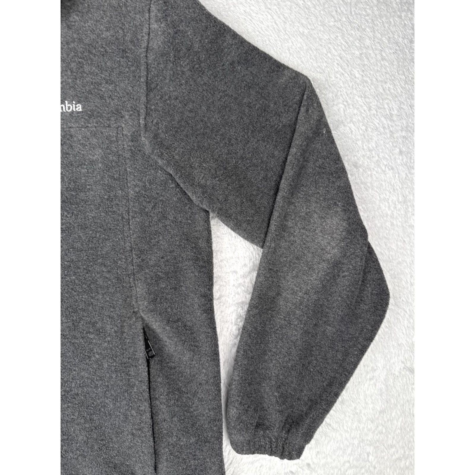 Vintage Columbia Jacket Mens Large Gray Full Zip Fleece Zip Pockets Outdoors Hiking Walk Size US L / EU 52-54 / 3 - 5 Thumbnail