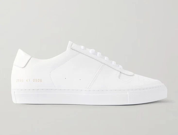 Common Projects Common Projects BBall Low In Leather White - Size 40 Size US 7 / EU 40 - 1 Thumbnail