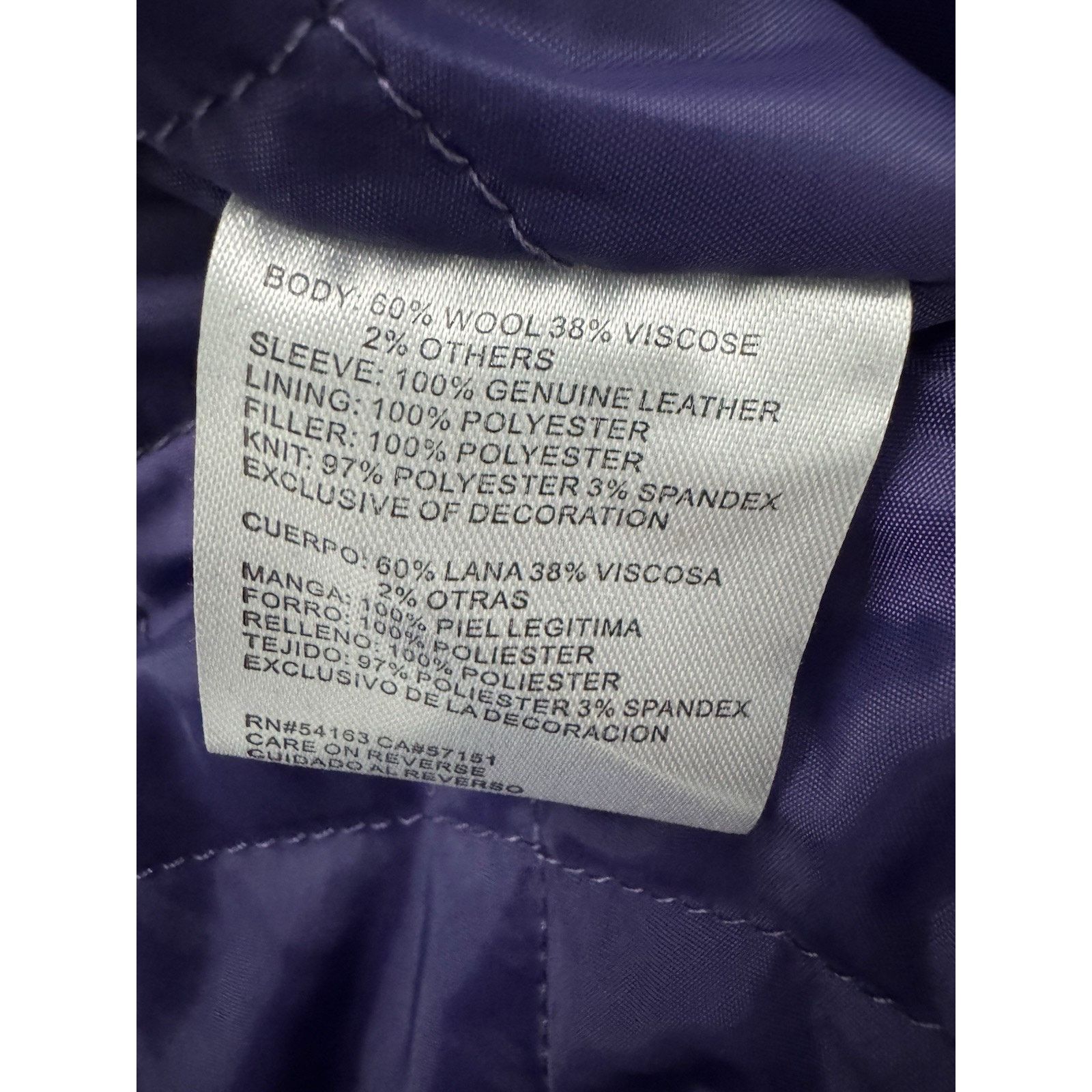 Starter Starter Super Bowl LVIII Las Vegas Leather Wool Jacket Size XL / US 12-14 / IT 48-50 - 6 Thumbnail