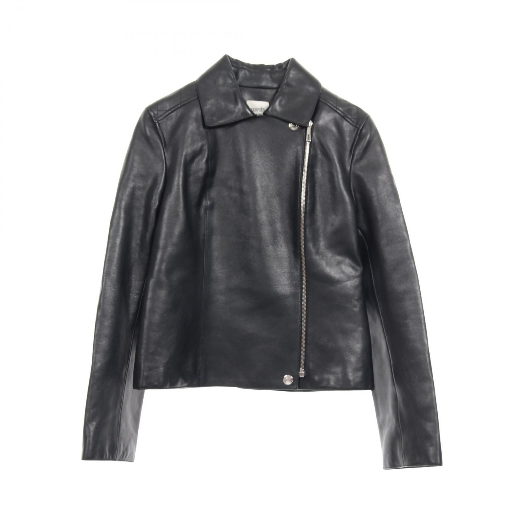 Hermes Hermes Hermes Calfskin Jacket Outerwear Leather Outerwear DUTY FREE for USA Size ONE SIZE - 1 Thumbnail