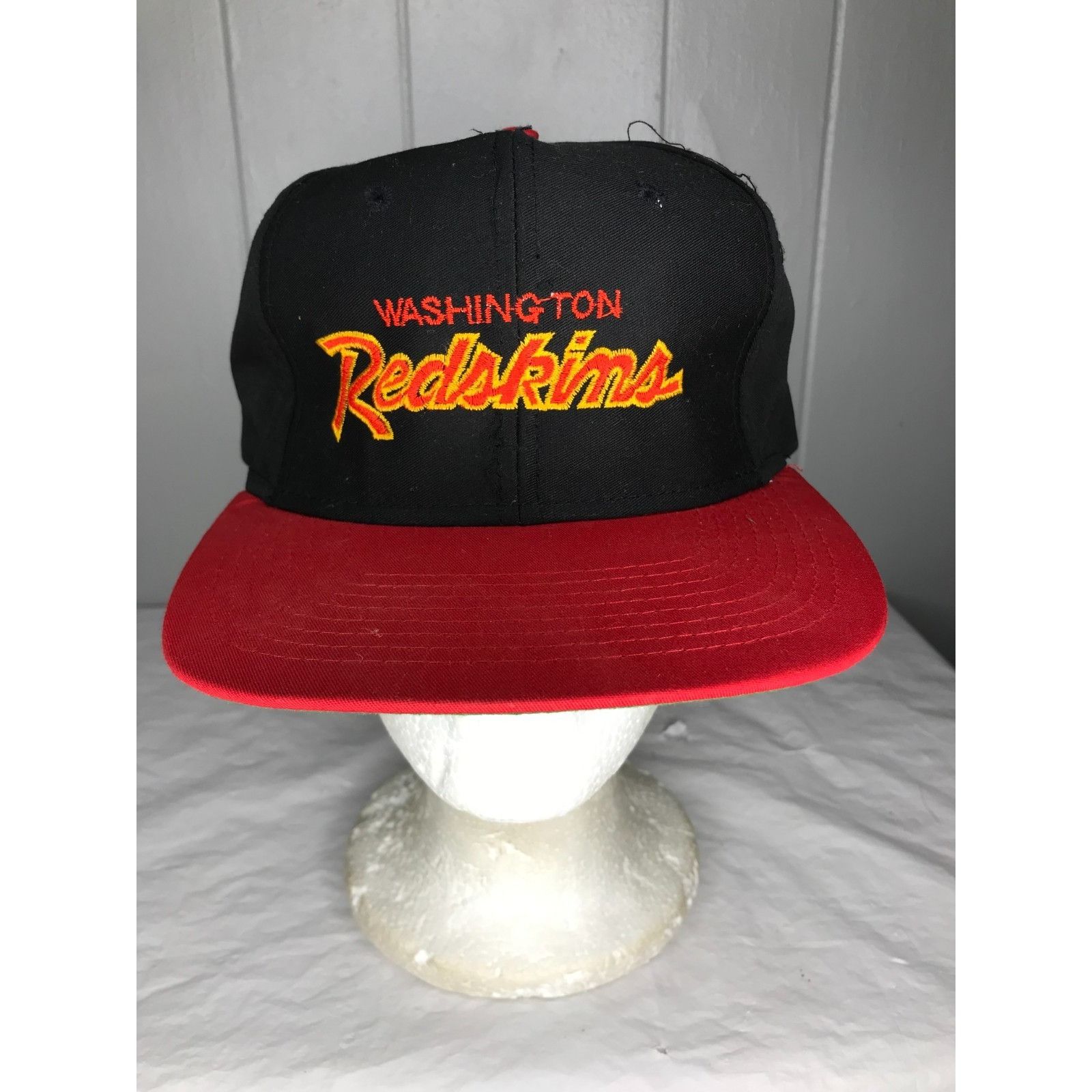 Other Vintage 90s Washington Redskins Script NFL D line boot Snapb Size ONE SIZE - 1 Thumbnail