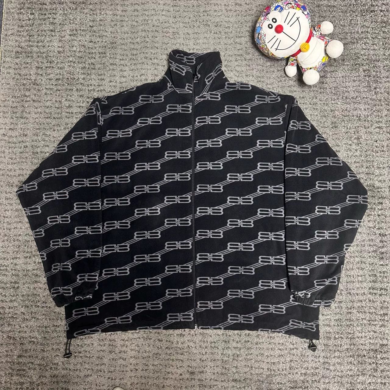 Balenciaga balenciaga ss23 double b printed wool coat Size US L / EU 52-54 / 3 - 1 Thumbnail