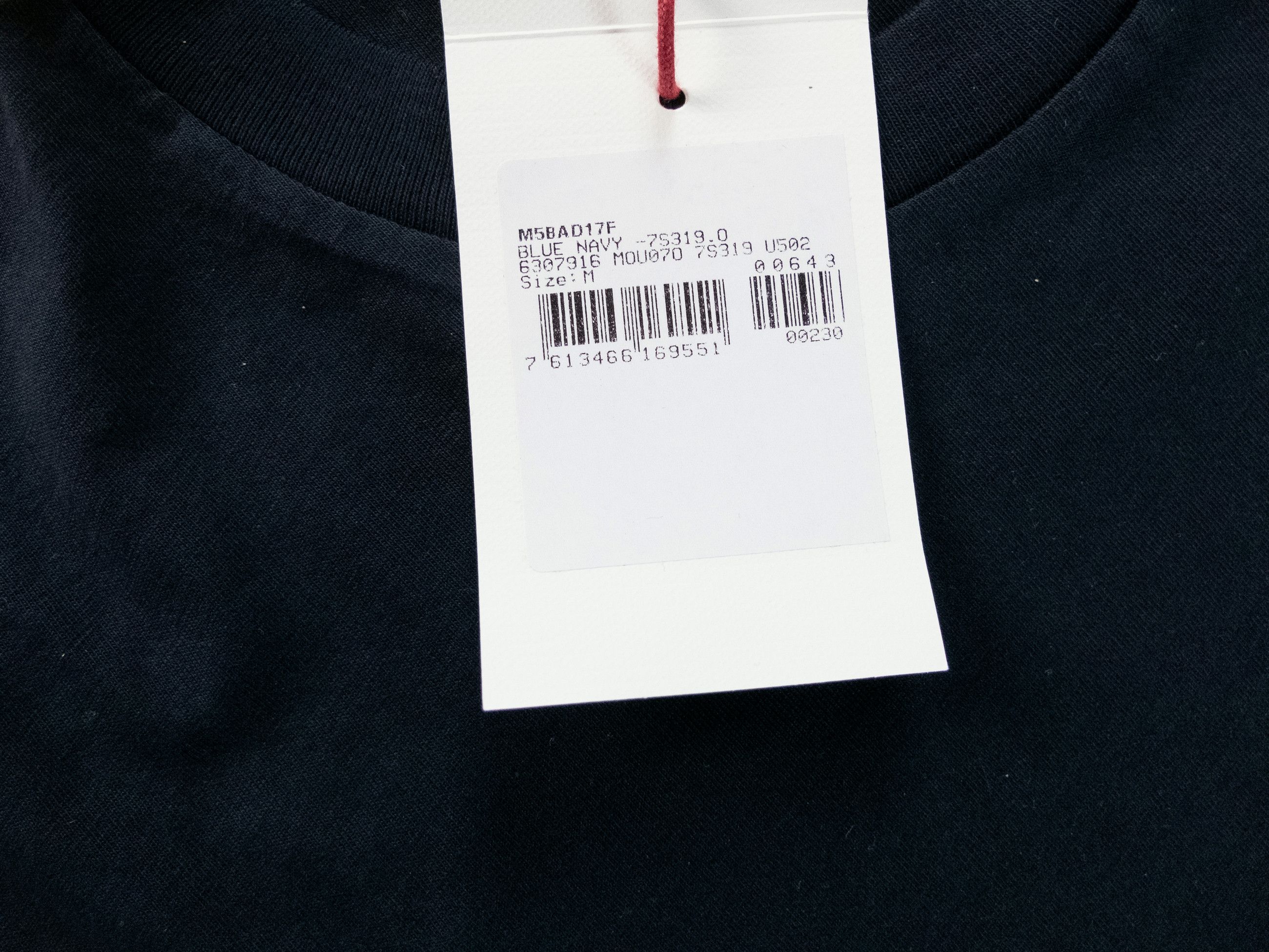 Bally BALLY solid navy blue chest logo print t-shirt Medium Size US M / EU 48-50 / 2 - 4 Thumbnail