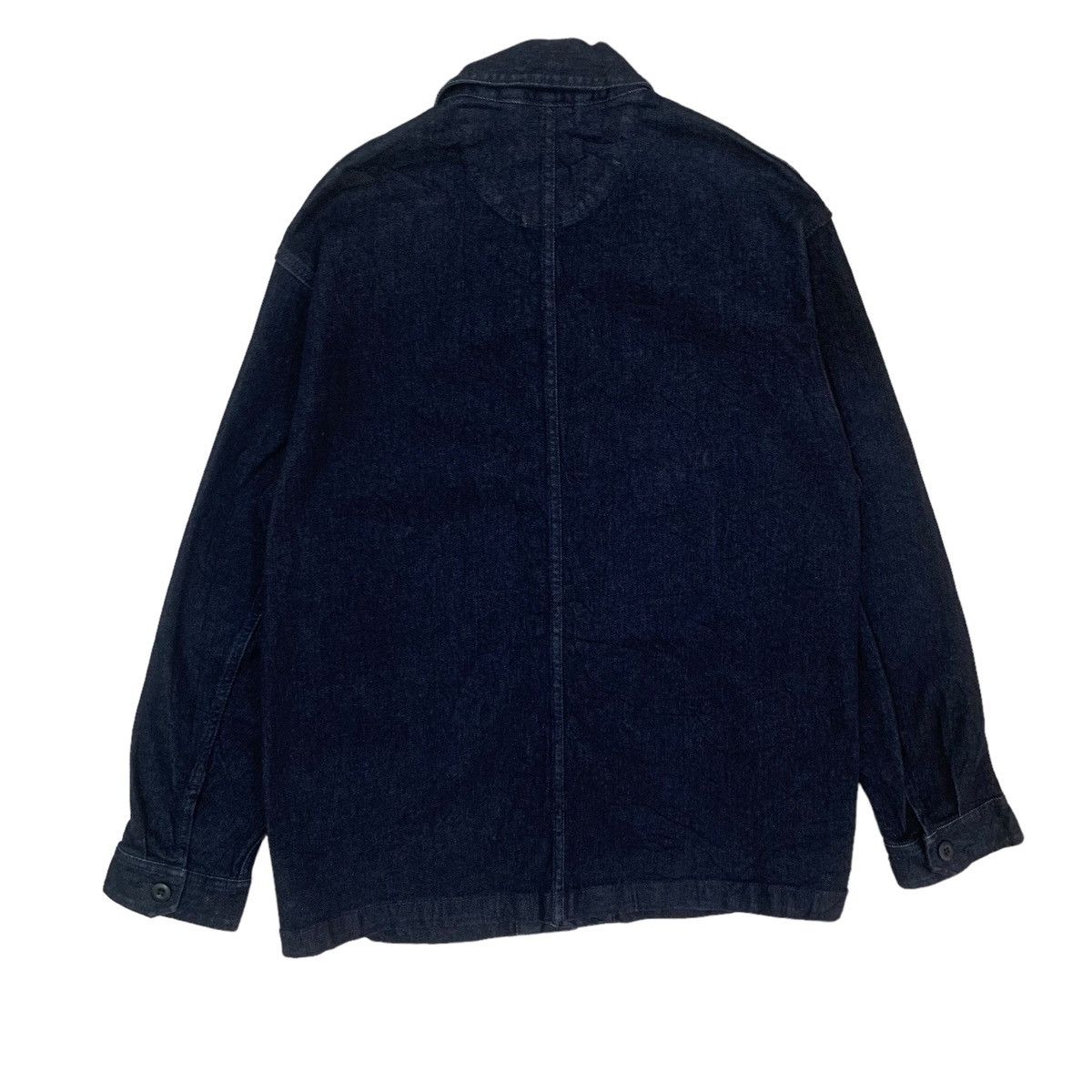Indigo Vintage Uniqlo Indigo Denim Button Jacket Size US M / EU 48-50 / 2 - 2 Thumbnail