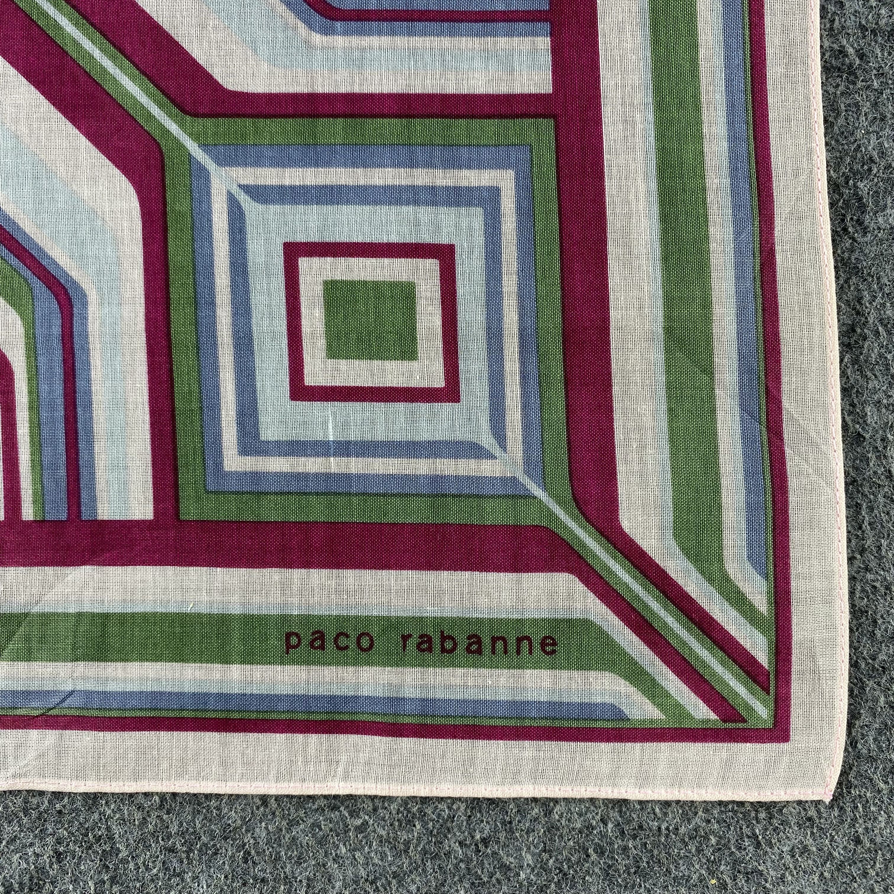 Vintage Handkerchief/Neckerchief/Bandana HC662 Size ONE SIZE - 3 Thumbnail