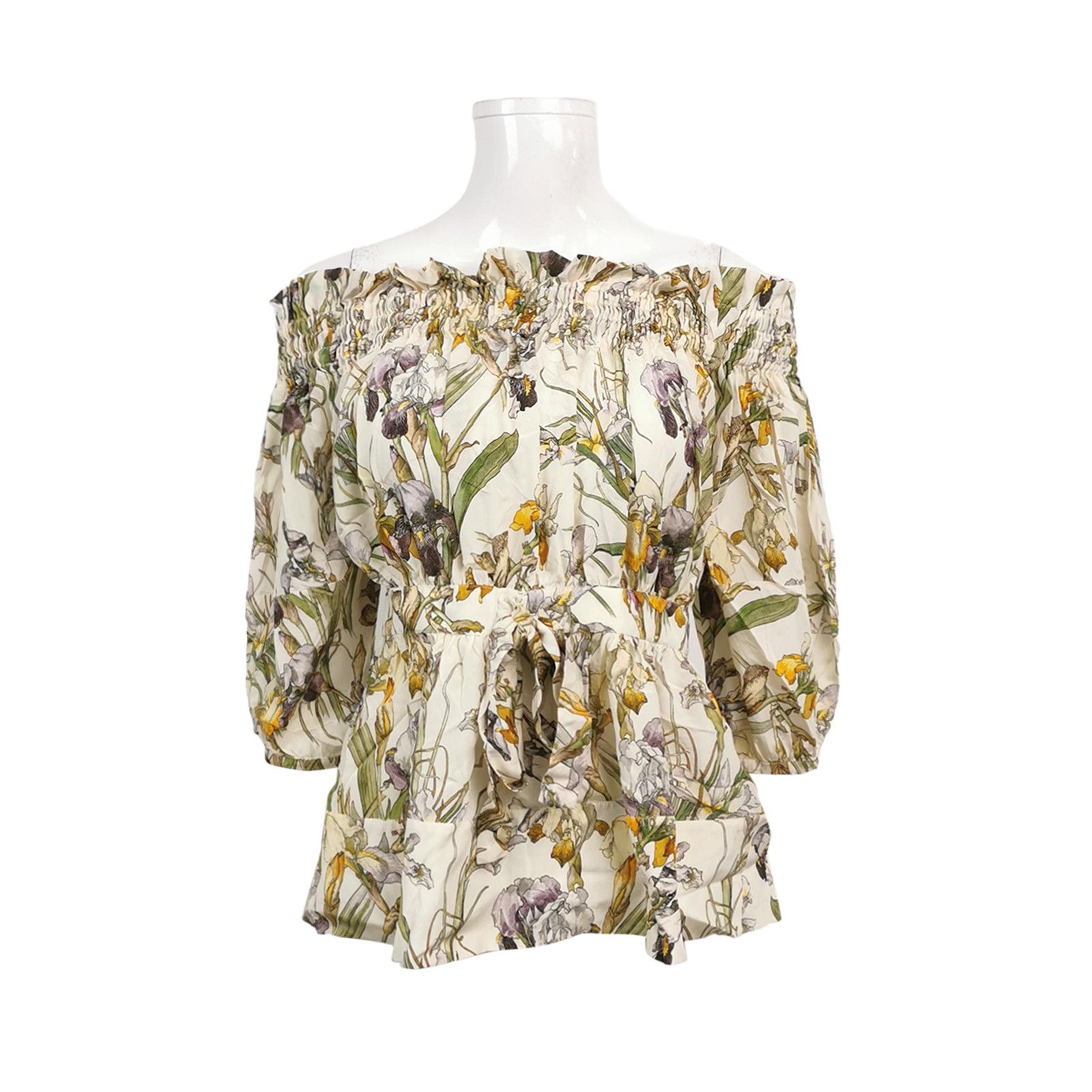 Alexander McQueen Alexander McQueen Women m Short Sleeve Shirts Size M / US 6-8 / IT 42-44 - 1 Thumbnail