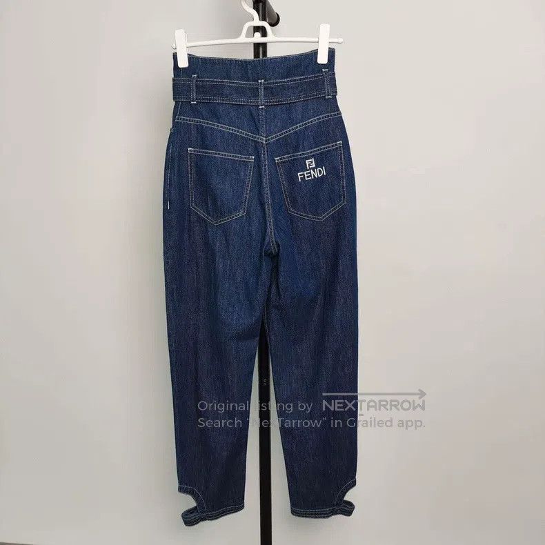 Other Fendi Denim Blue Shaping Pants Size 25" / US 0 / IT 36 - 8 Thumbnail