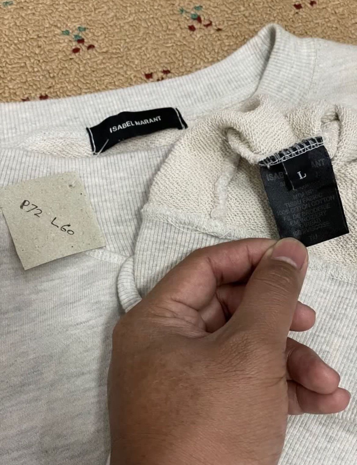 Isabel Marant × Isabel Marant Etoile Isabel Marant Big Basic Logo Sweathirt Size US M / EU 48-50 / 2 - 3 Thumbnail