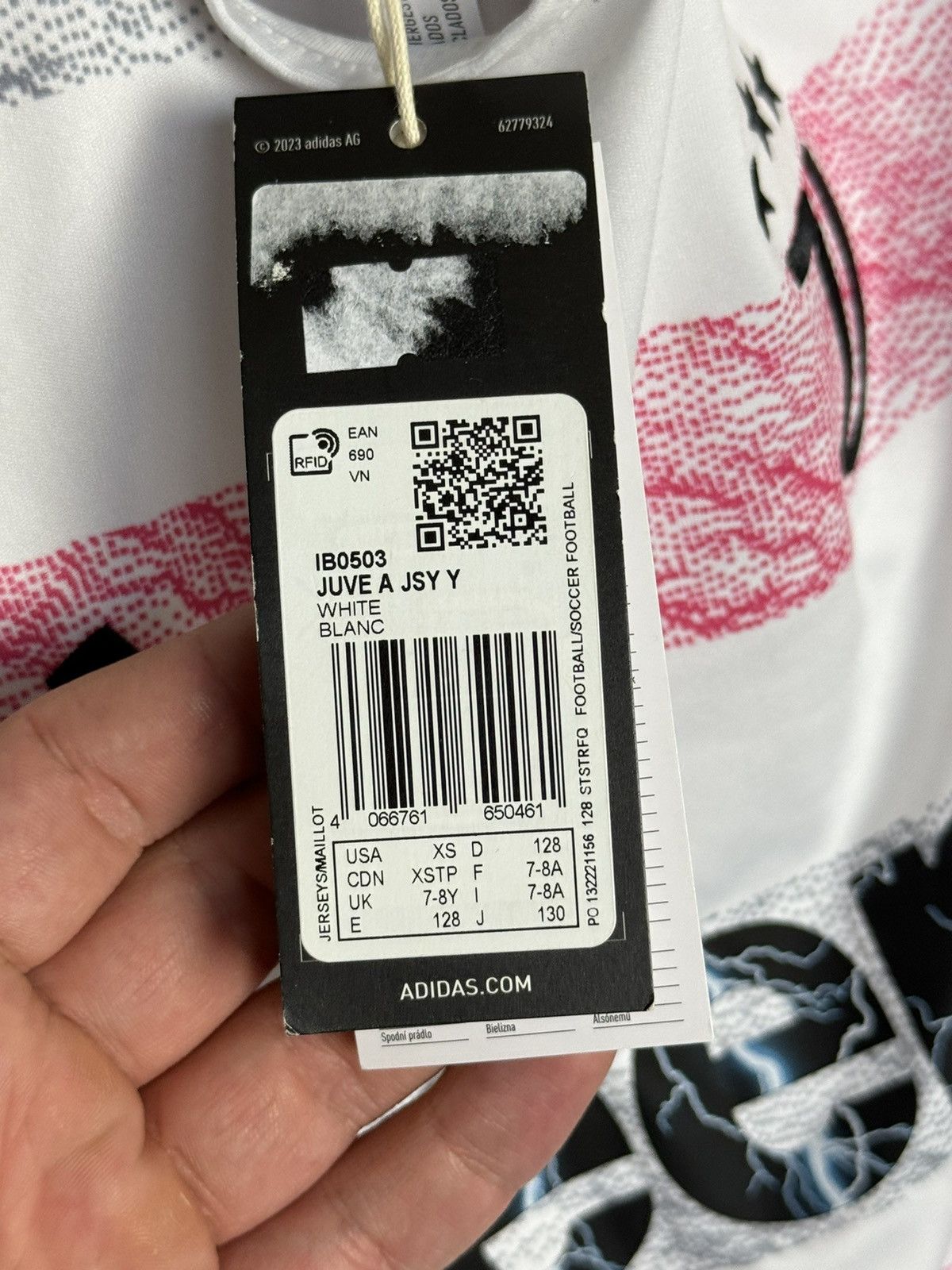 Adidas KIDS New Juventus 23/24 Away Football Jersey T-Shirt Size US XS / EU 42 / 0 - 14 Thumbnail