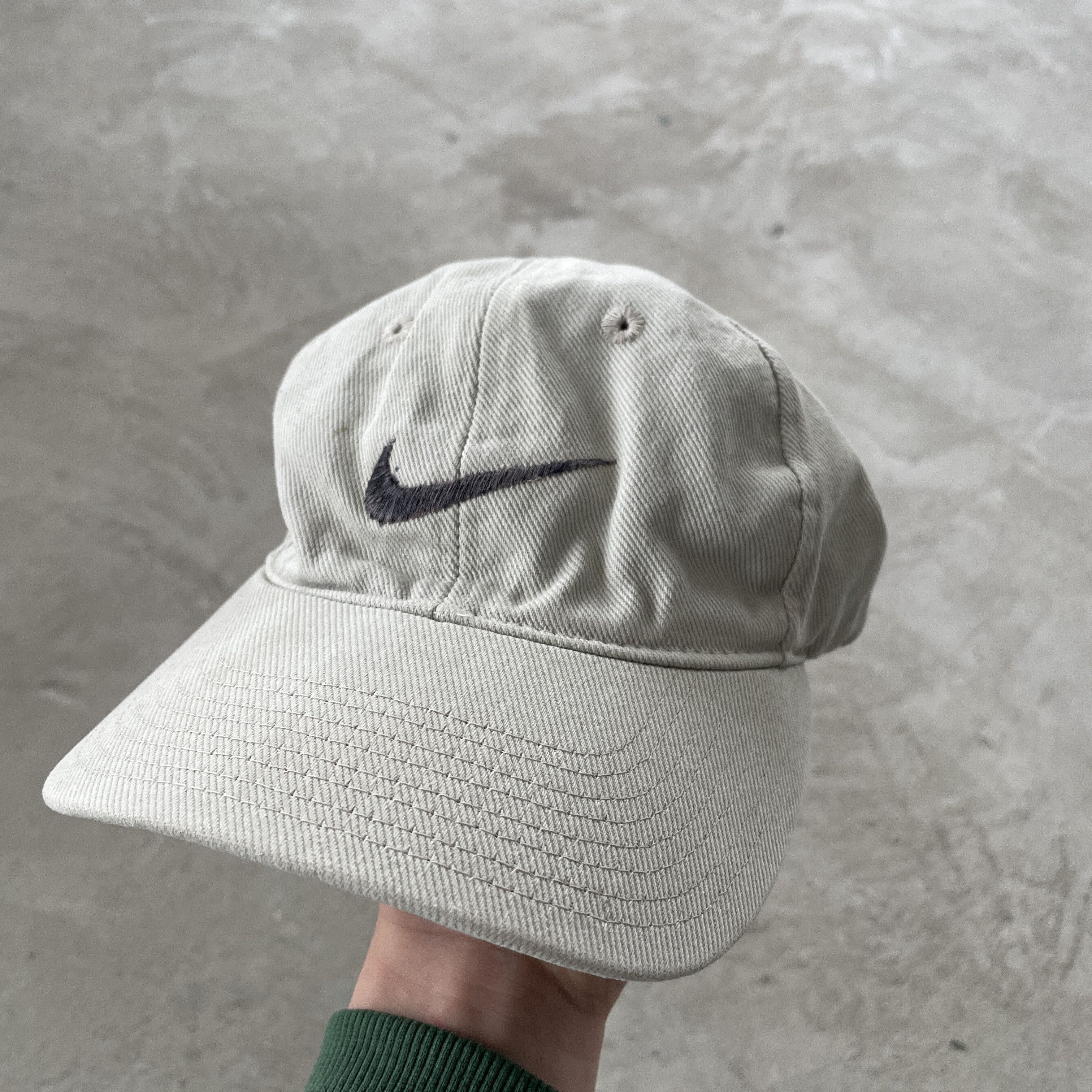Nike Vintage 90s Nike Big Swoosh Cap Size ONE SIZE - 1 Thumbnail