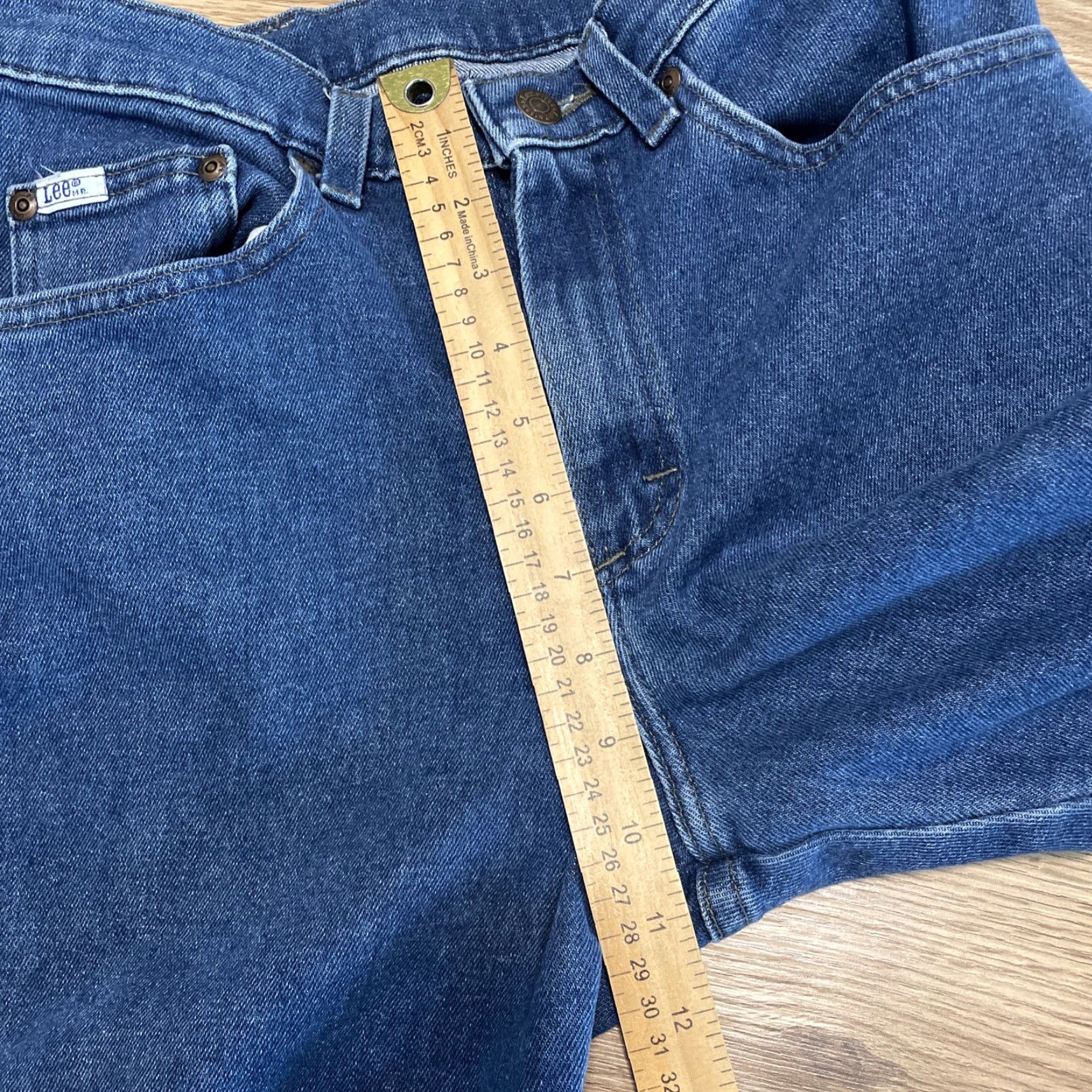 Lee VINTAGE Lee Jeans Women 8M Blue Denim 5-Pocket Straight High Rise Vintage Yes Women's Size 8M Blue Denim Jeans Lee Size 30" / US 8 / IT 44 - 5 Thumbnail