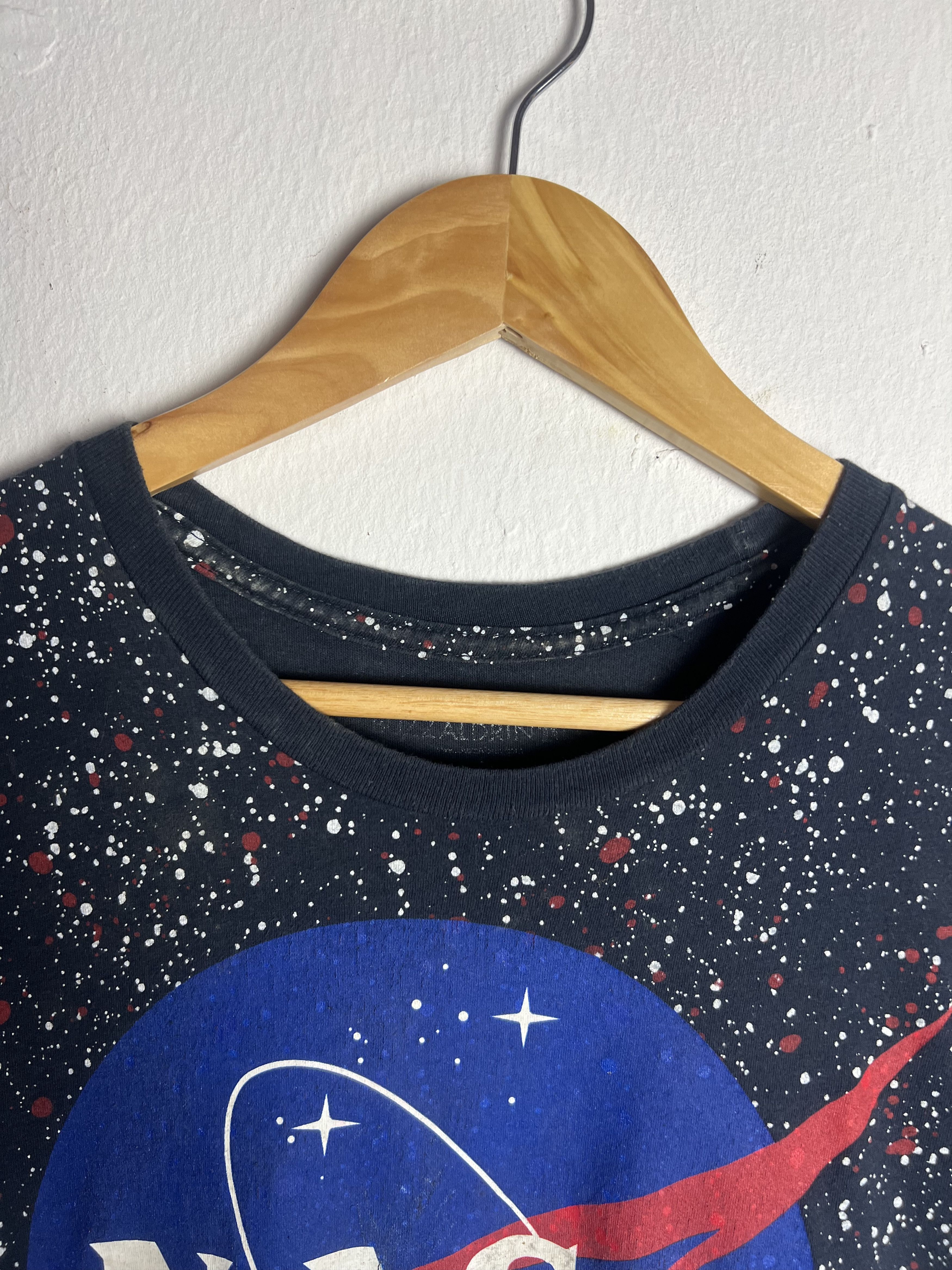 NASA Nasa Buzz Aldrin Space Over Paint Splatter Tee Size US M / EU 48-50 / 2 - 5 Thumbnail
