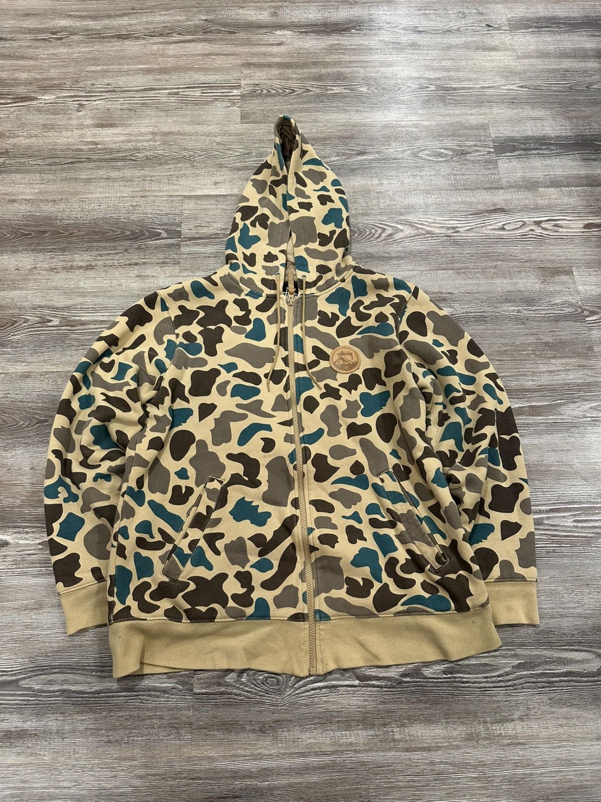 Stussy Stussy men’s camo lined zip up size L Size US L / EU 52-54 / 3 - 1 Thumbnail
