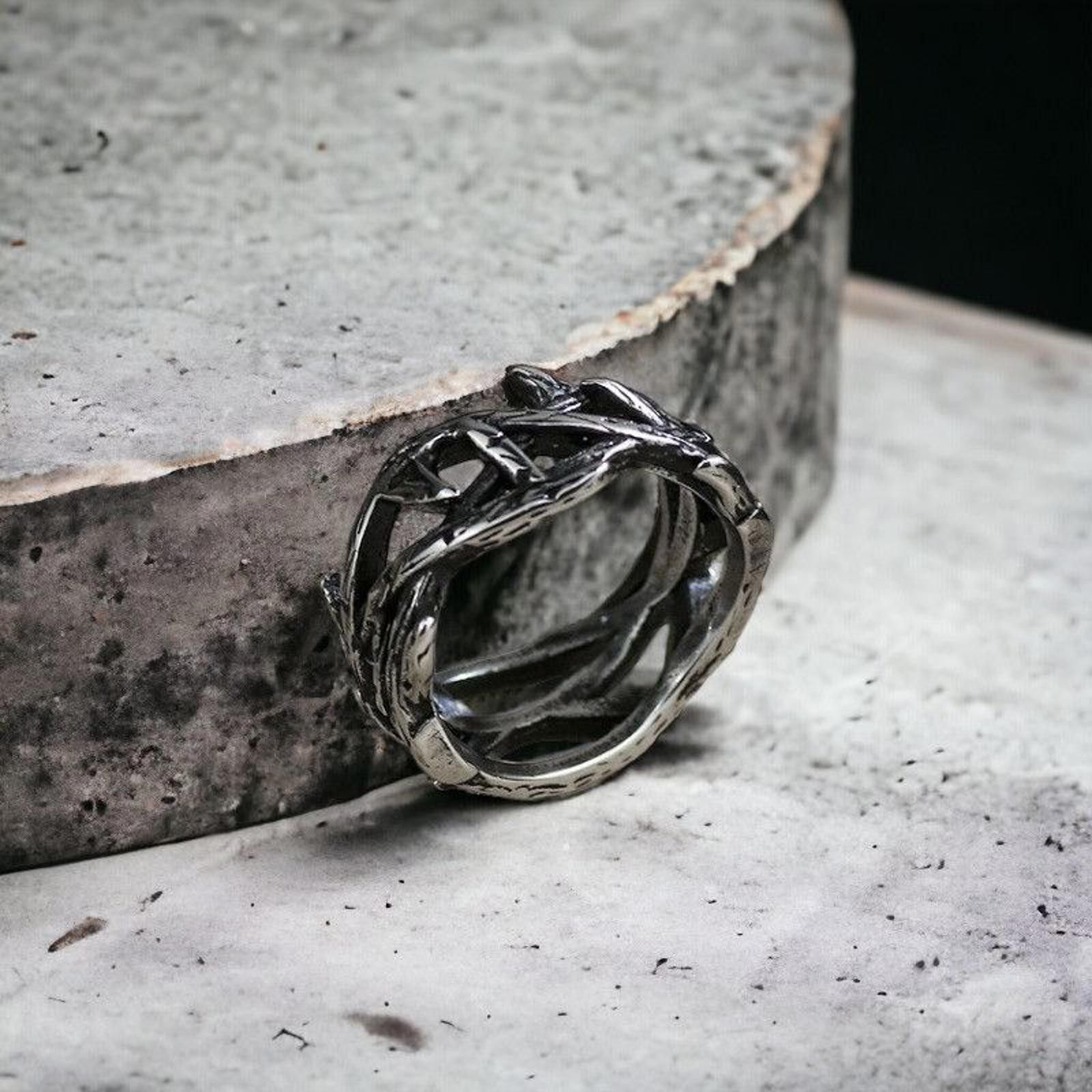Jewelry Hollow Out Ring Size ONE SIZE - 5 Thumbnail