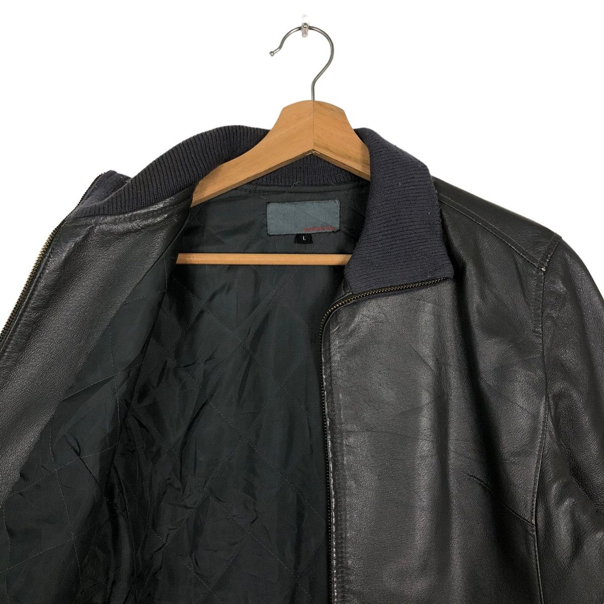 Japanese Brand 🔥90’s Vintage Soft Leather Biker Jacket Intensifier Japan Size US L / EU 52-54 / 3 - 9 Thumbnail