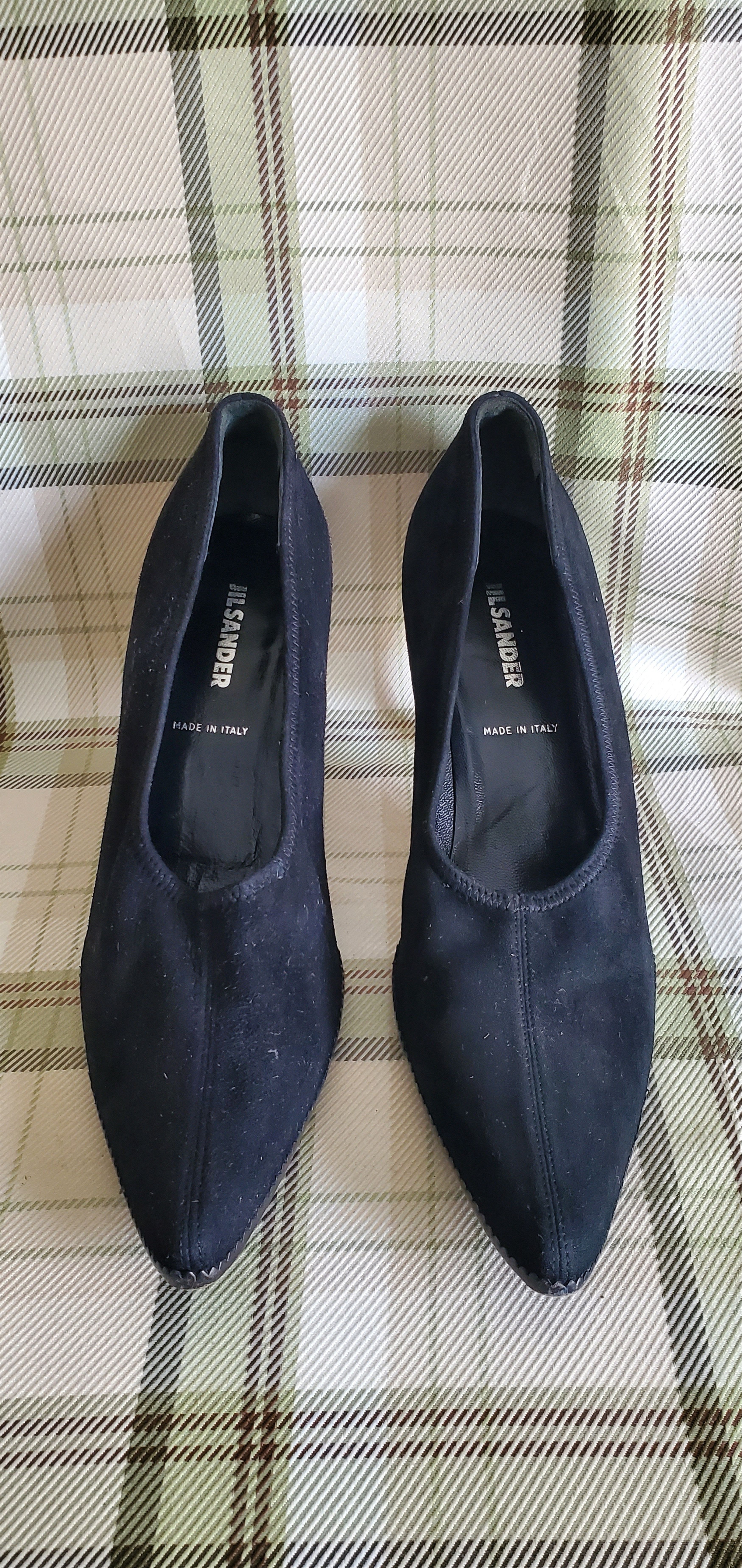 Jil Sander Jil Sander Suede Leather Heel Shoes Size US 9 / IT 39 - 1 Thumbnail