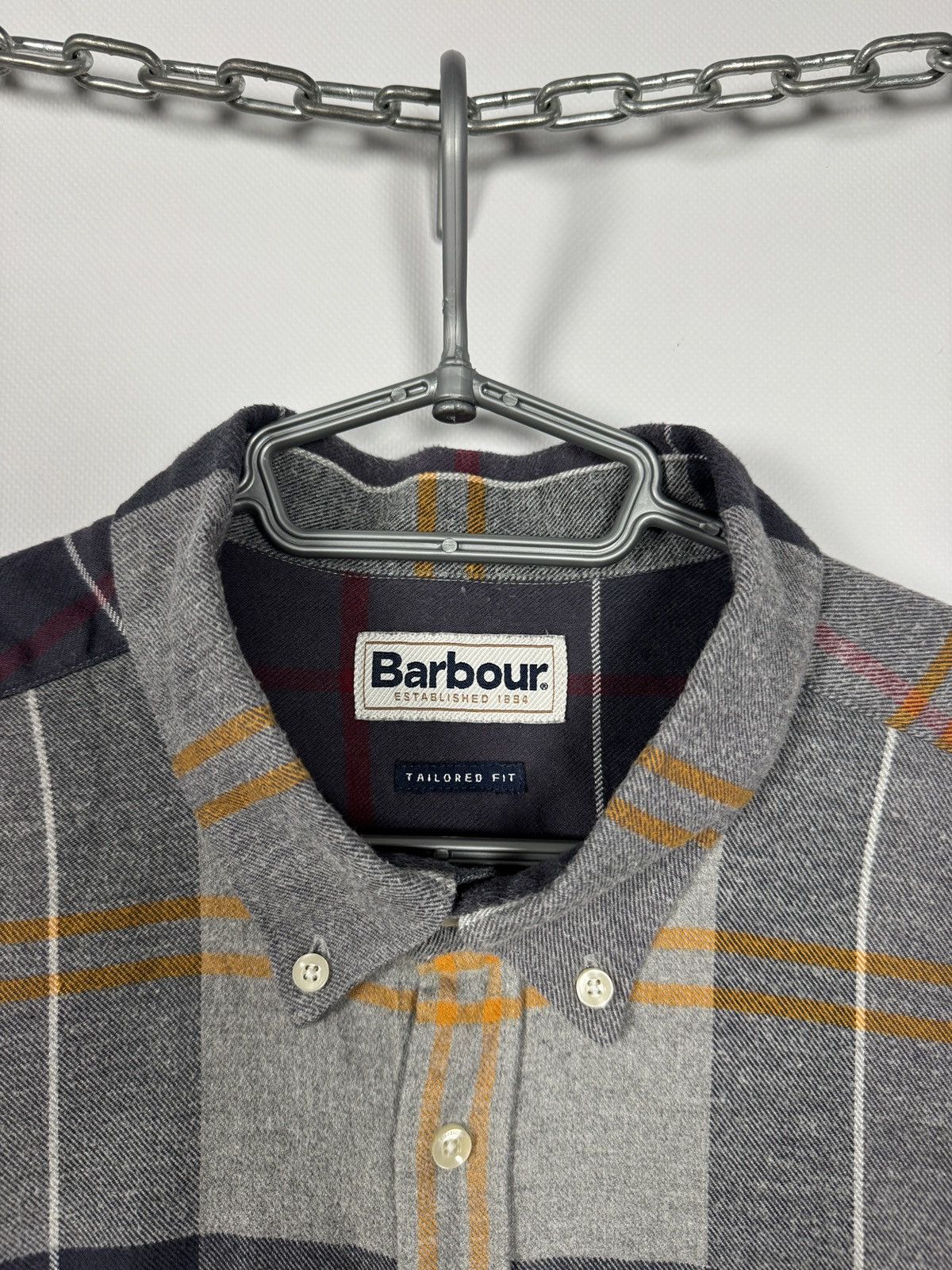 Barbour Barbour Tailored Fit Long Sleeve Plaid Shirt Button Up XXL Size US XXL / EU 58 / 5 - 7 Thumbnail