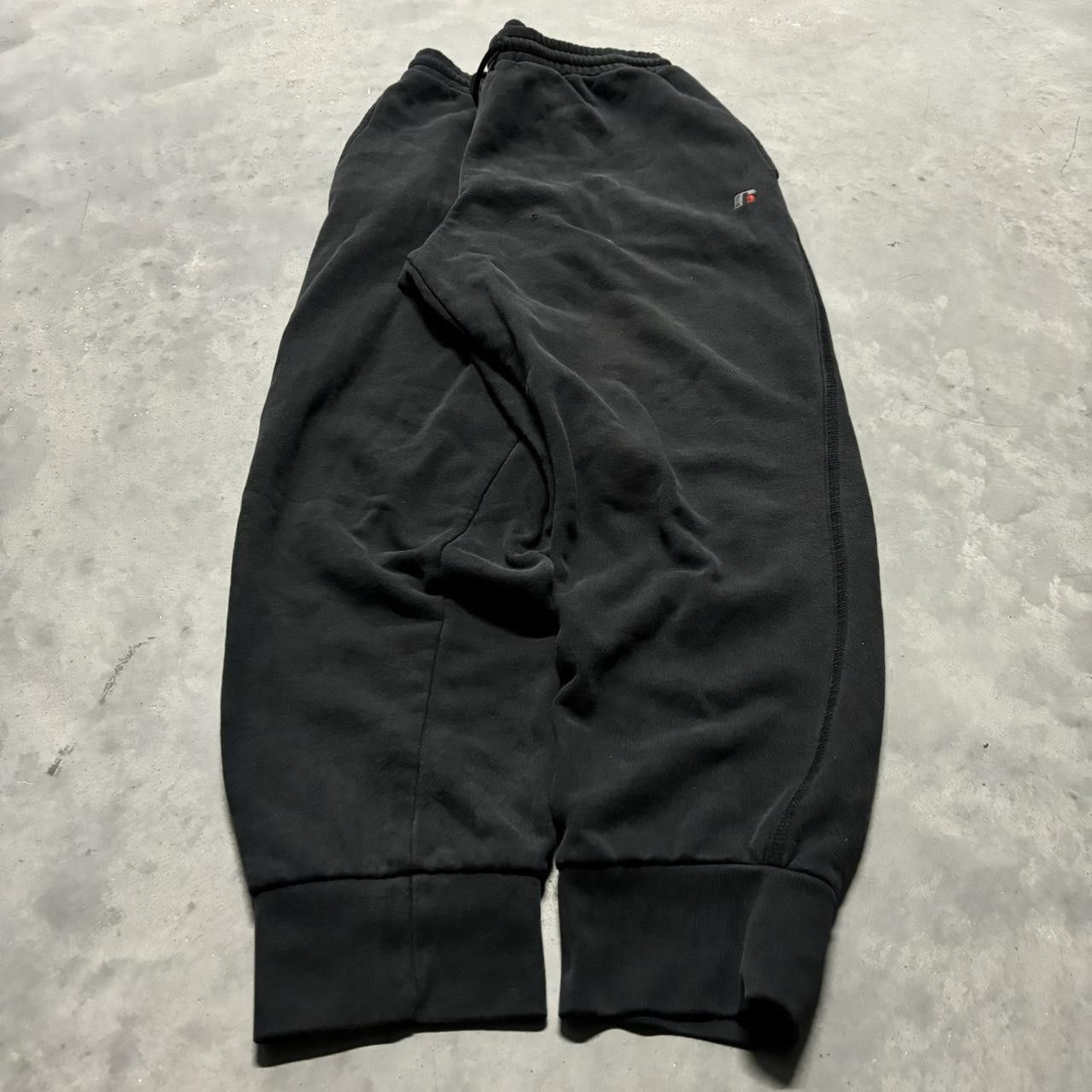 Russell Athletic × Vintage Crazy Vintage Y2K/2000s Black Russell Athletic Drill Essential Joggers! Size US 32 / EU 48 - 2 Thumbnail