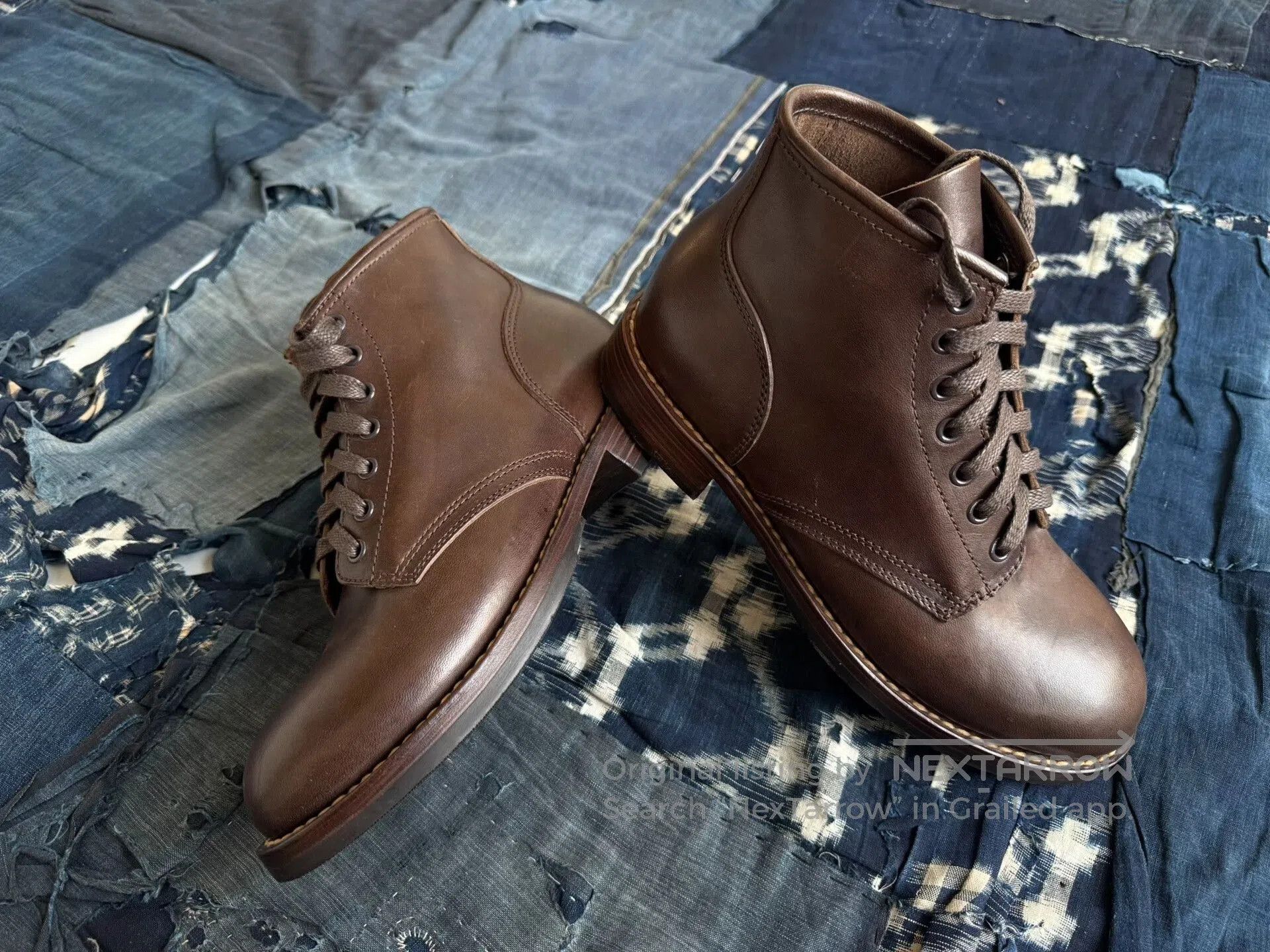 Visvim VISVIM Brigadier Boots in Brown Leather. Size US 9 / EU 42 - 4 Thumbnail