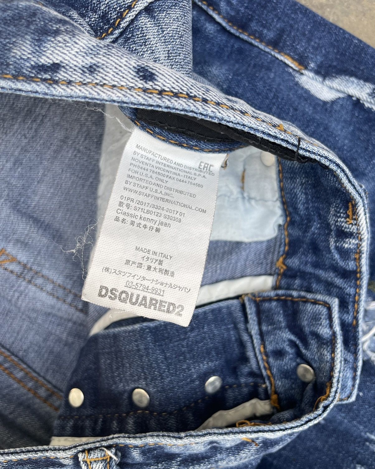 Dsquared2 Dsquared2 Icon Man Jeans Size US 34 / EU 50 - 7 Thumbnail