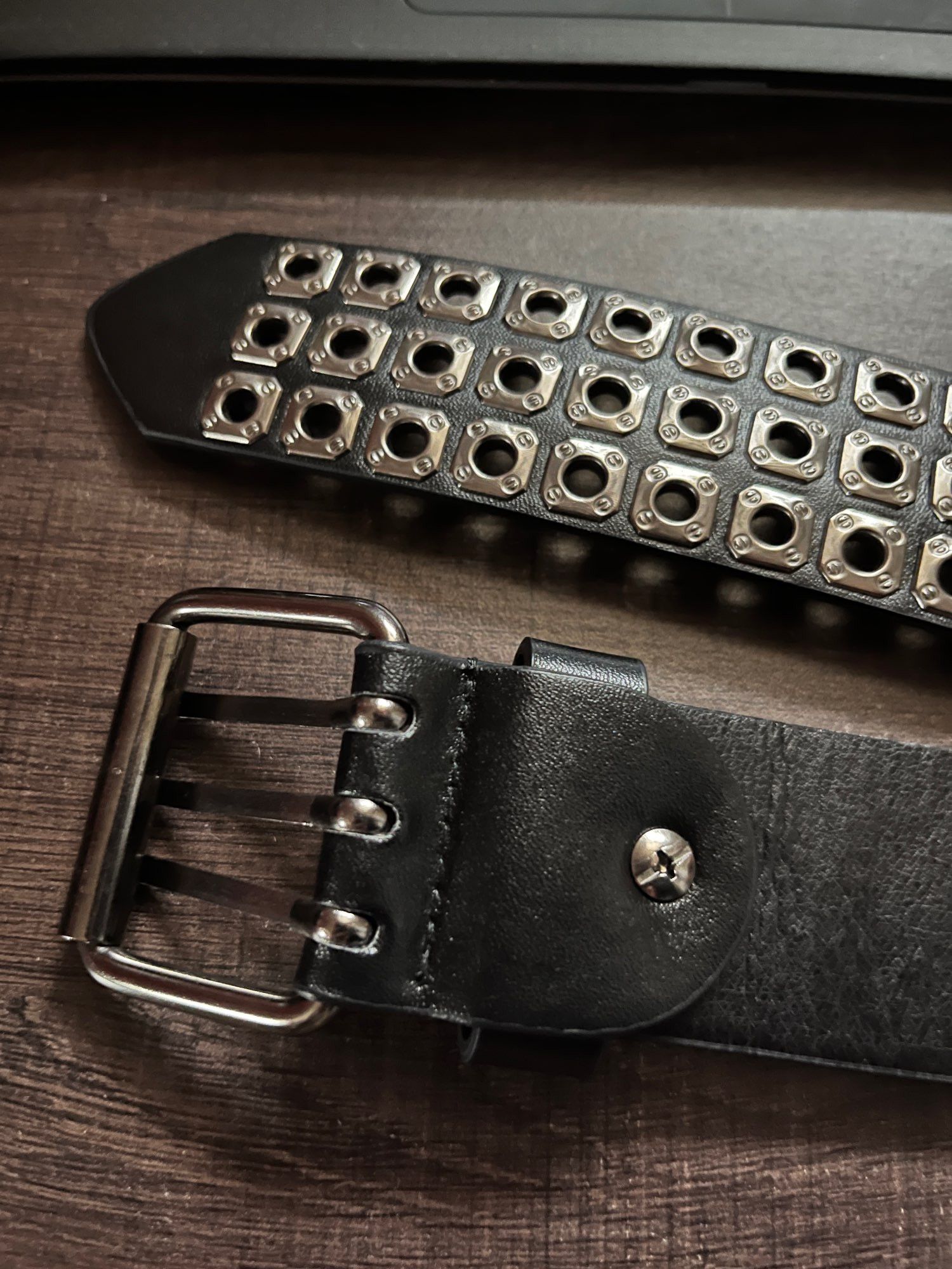 Designer × Vintage Punk Rivet Belt Size ONE SIZE - 3 Thumbnail