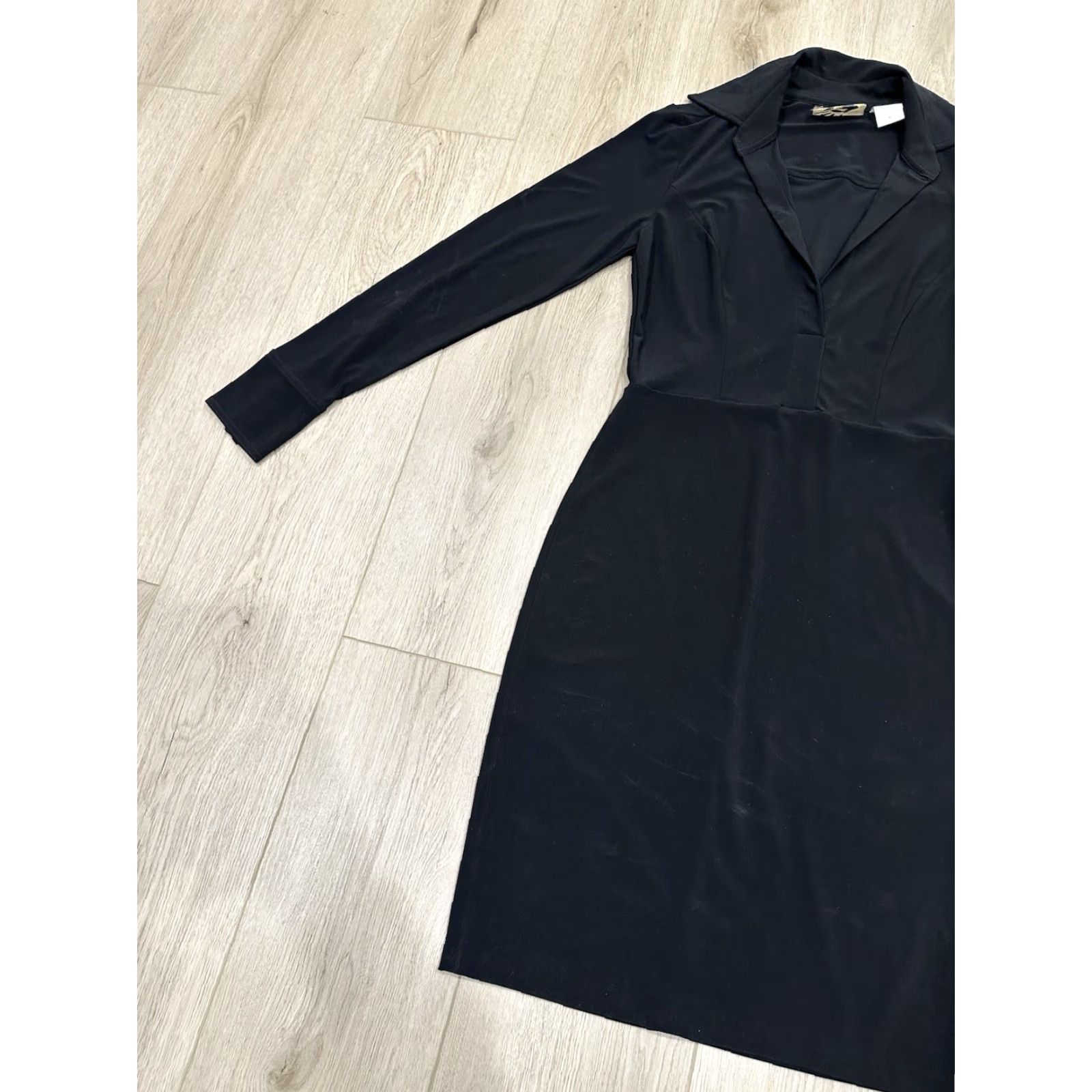 Everlast VINTAGE Norma Kamali x Everlast Dress Women Long Sleeve Black Size S (Small) Size S / US 4 / IT 40 - 3 Thumbnail