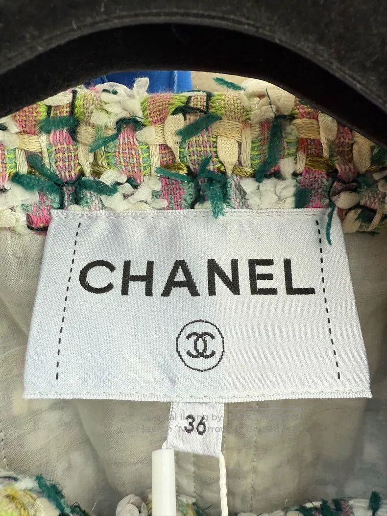 Chanel Chanel Greek series of beautiful pink and green coats Size XS / US 0-2 / IT 36-38 - 6 Thumbnail