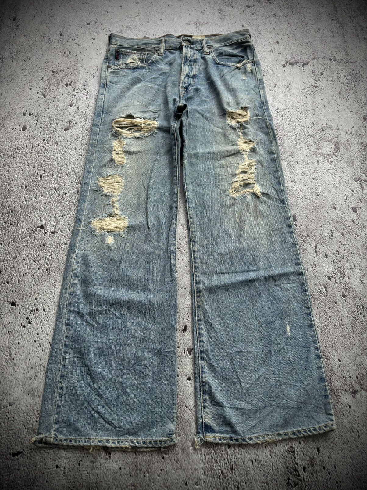 Hysteric Glamour 2000's Distressed denim abercrombie Bootcut Size US 32 / EU 48 - 1 Thumbnail