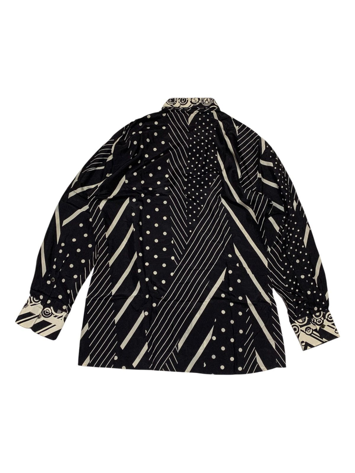 Versace 🐍 Gianni Versace Silk Shirt Size US M / EU 48-50 / 2 - 2 Thumbnail