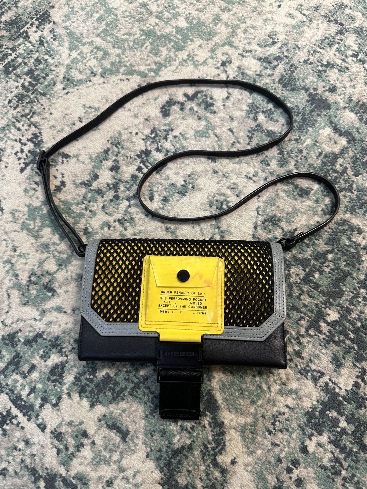 Diesel Diesel Miss-Match Crossbody/Clutch Yellow/Black Bag Size ONE SIZE - 22 Thumbnail